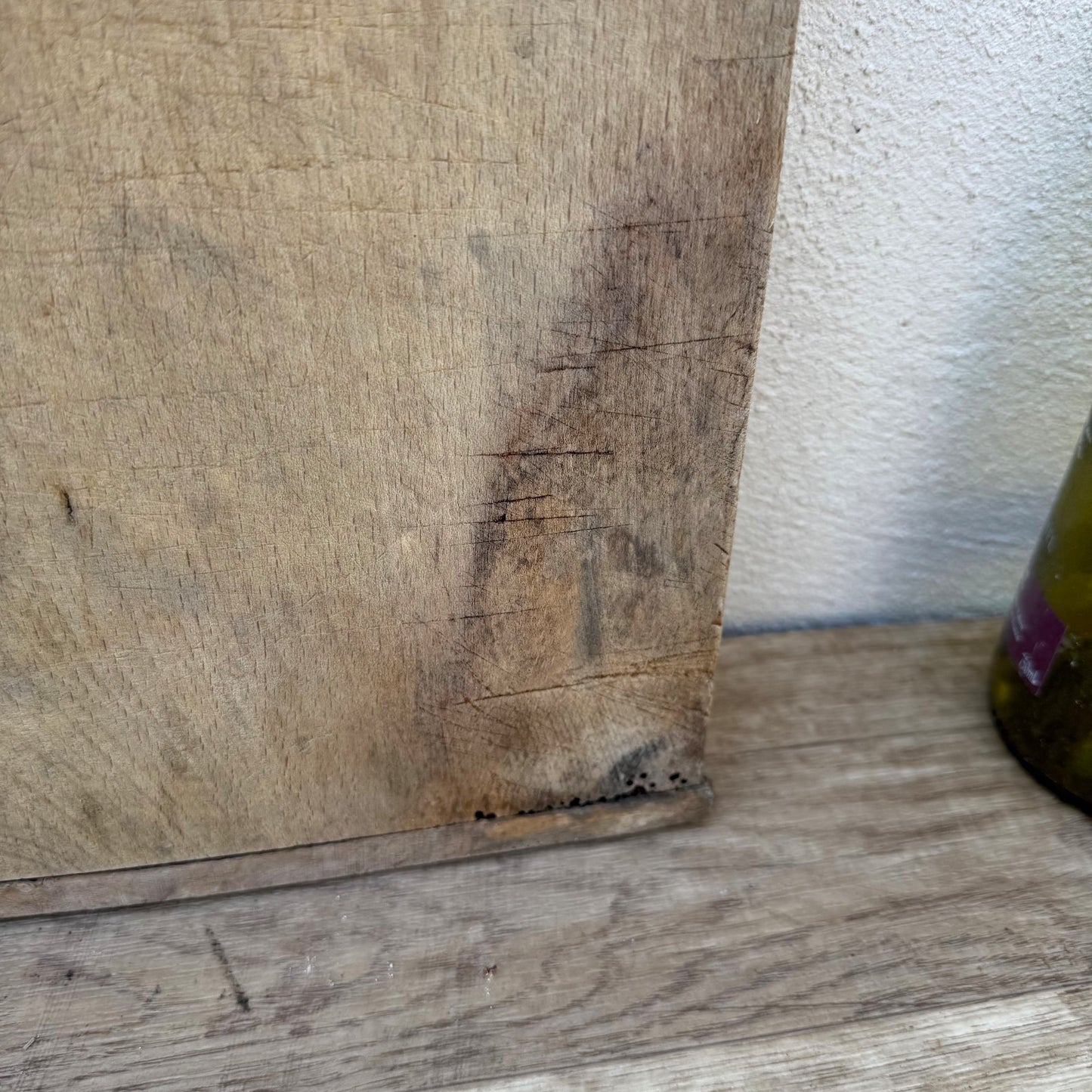 Antique French Cutting Board Wooden Bread Chopping Block Vintage 12122511 Unbranded