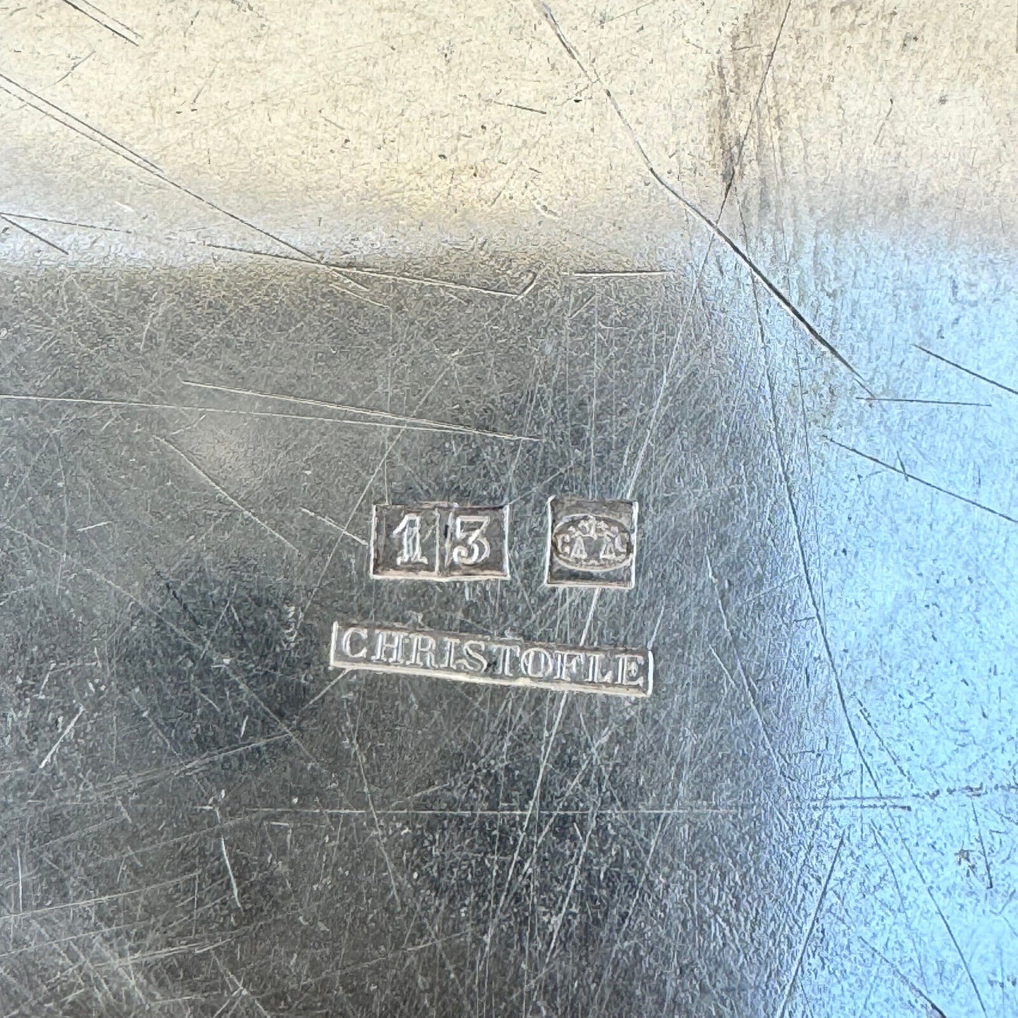 Christofle Vintage silverplate Serving Tray 19042413 CHRISTOFLE