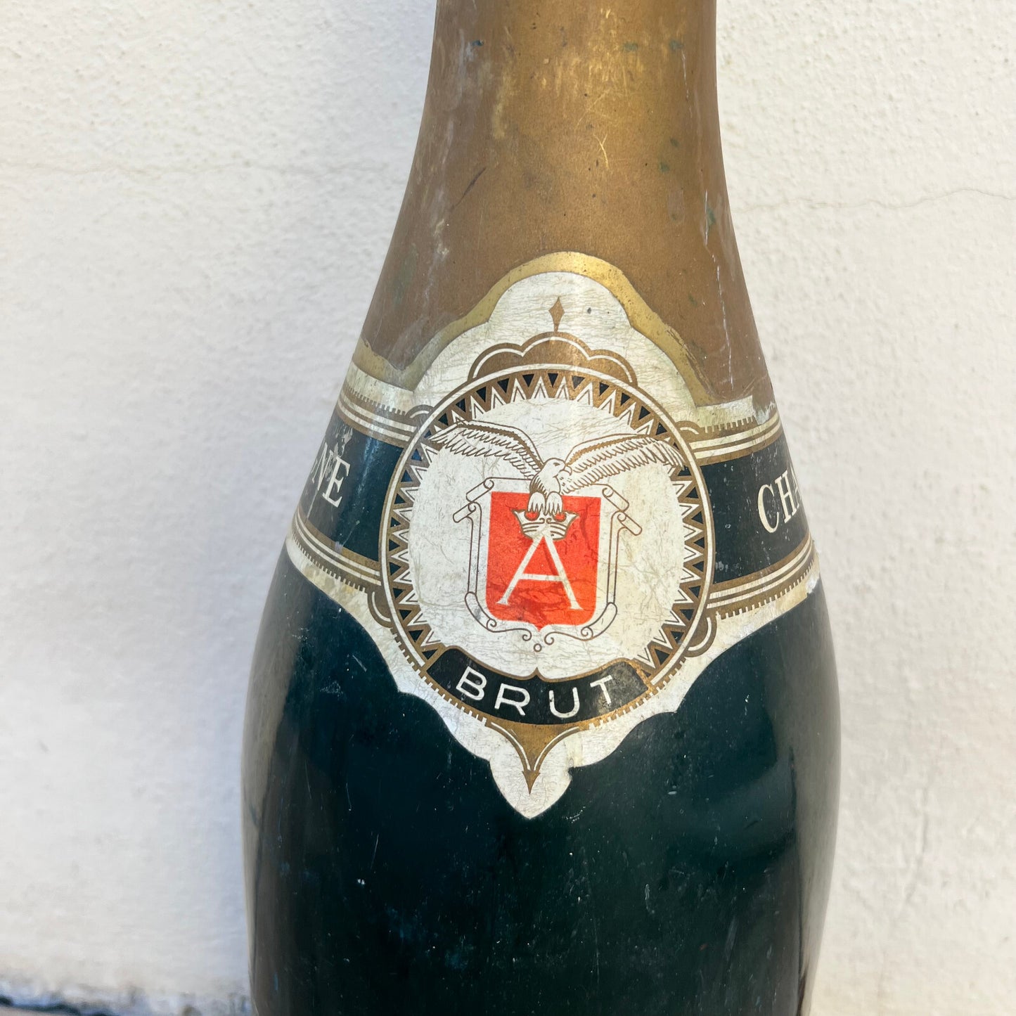 Vintage Abel Lepitre Champagne Display Bottle French Advertising 25" 2110221 Moet & Chandon
