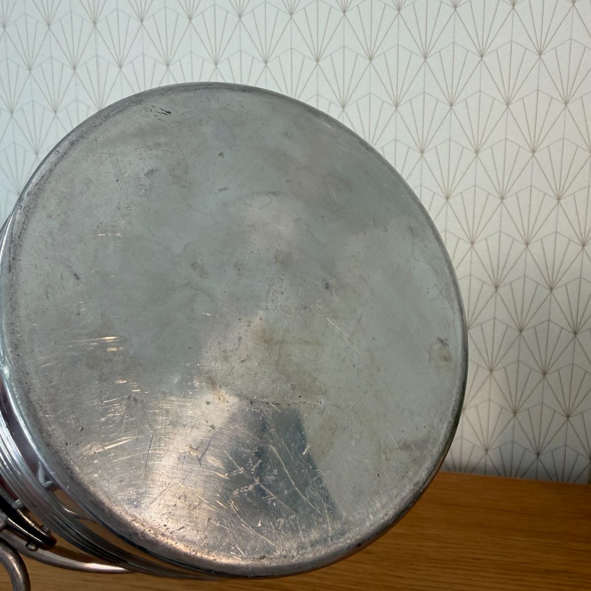 Vintage French Mauler & Cie Chrome Champagne Ice Bucket Ring Handles 2610264 Fleamarketfrance