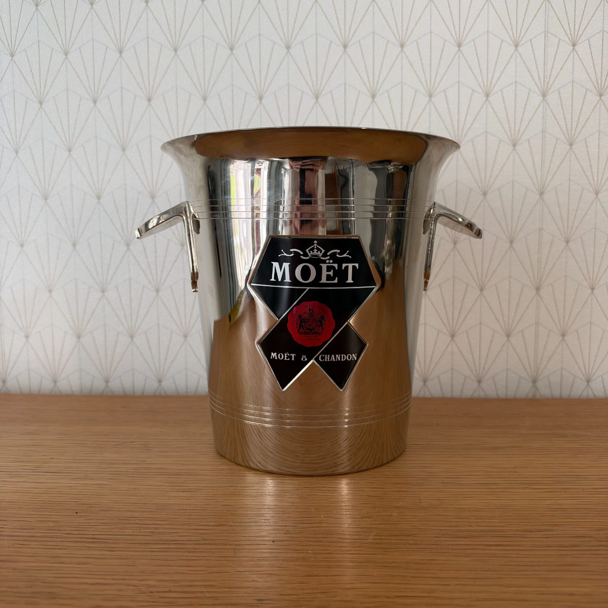 Vintage Moet Chandon Chrome Champagne Ice Bucket Made in France 07102616 Fleamarketfrance