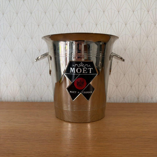 Vintage Moet Chandon Chrome Champagne Ice Bucket Made in France 07102616 Fleamarketfrance
