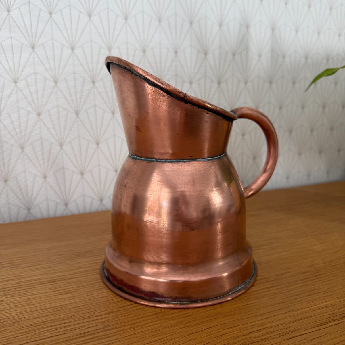 Antique French Copper Measuring Jug Pitcher Farmhouse Kitchen 1010263 Fleamarketfrance