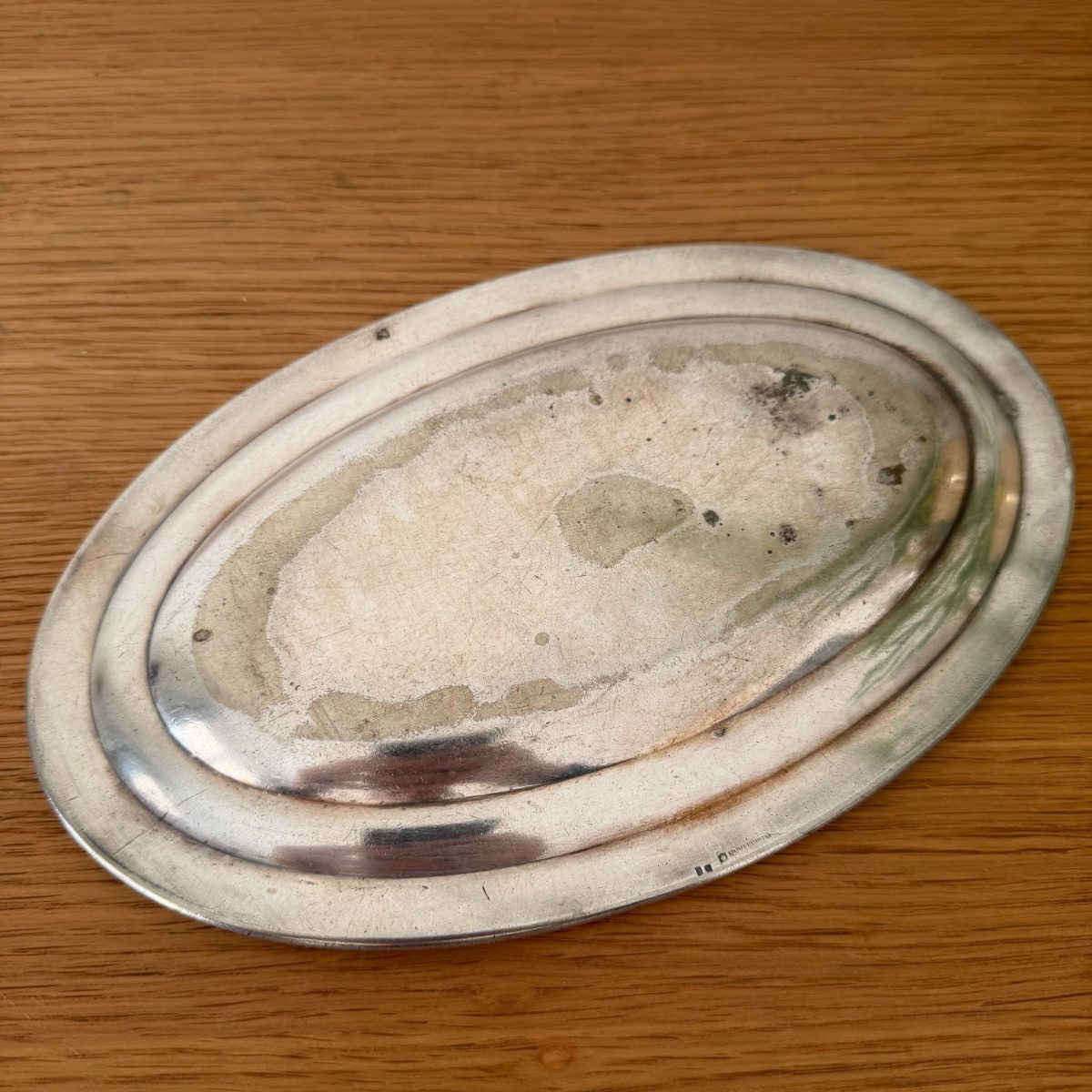 Vintage French Silverplate Ravier Oval Serving Dish Wiskemann 1910261 Fleamarketfrance