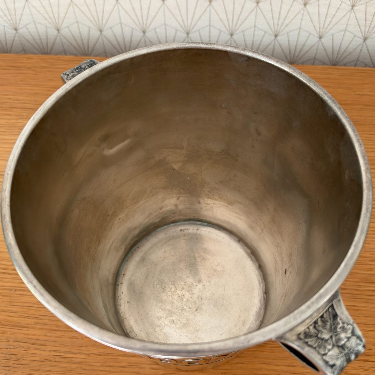 Vintage Moet Chandon French Champagne Ice Bucket Silver Copper 20102629 Fleamarketfrance
