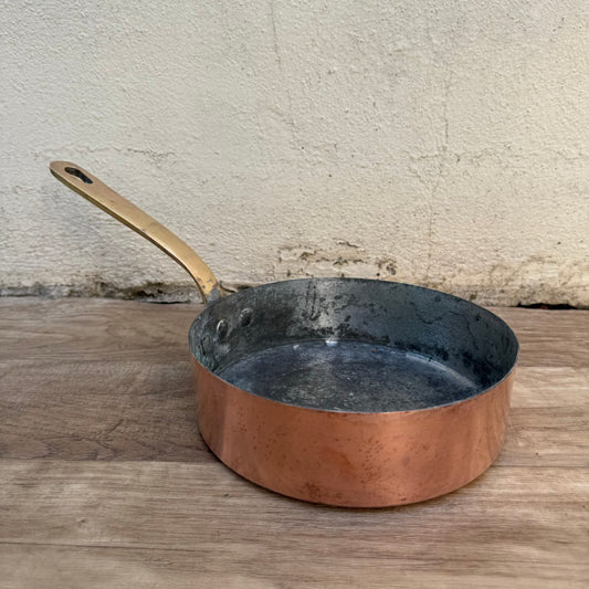 French Copper Saute Pan Gaillard Paris Vintage Professional Cookware 0408247 Fleamarketfrance
