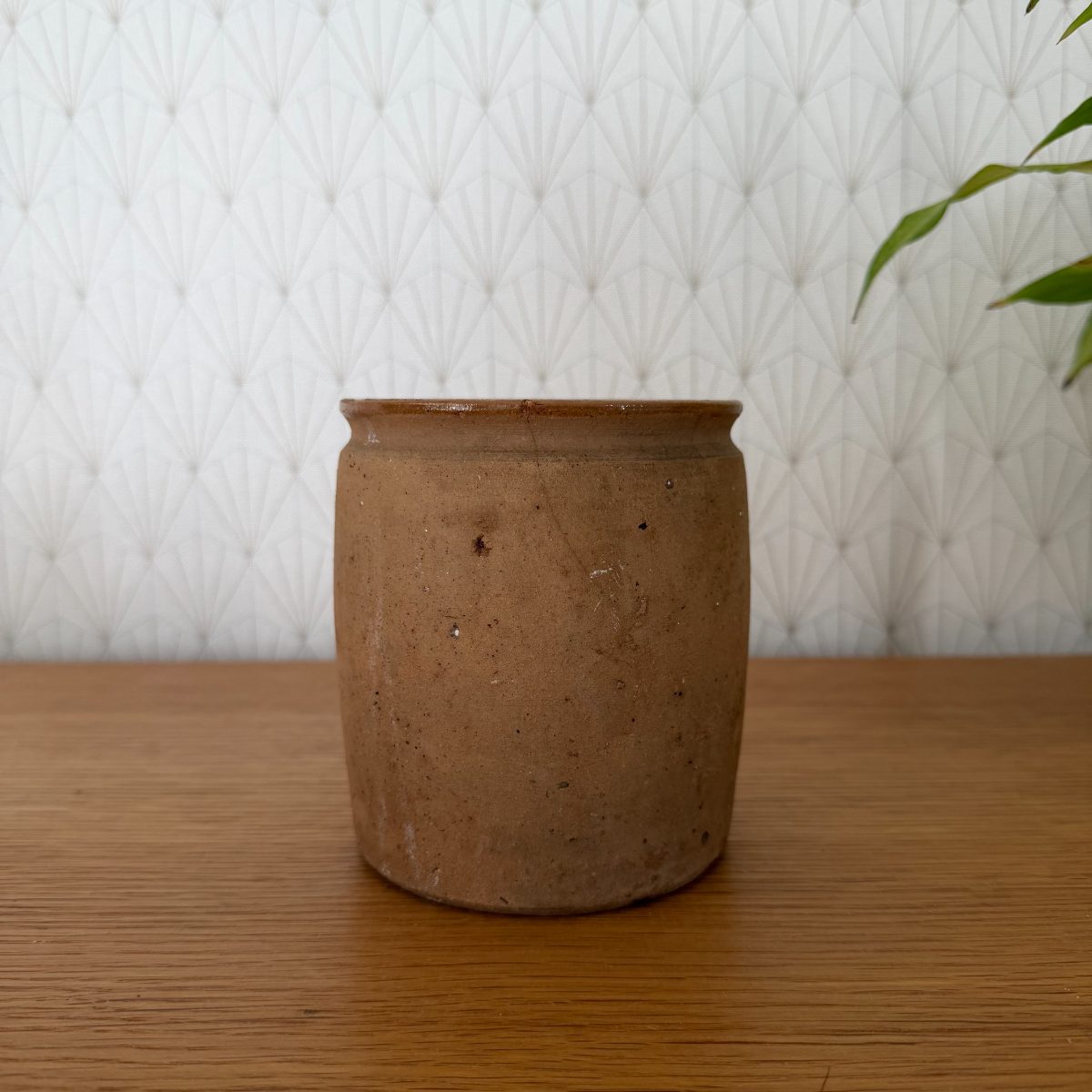 Antique French Stoneware Preserve Jar Terracotta Farmhouse Crock 1410268 Fleamarketfrance
