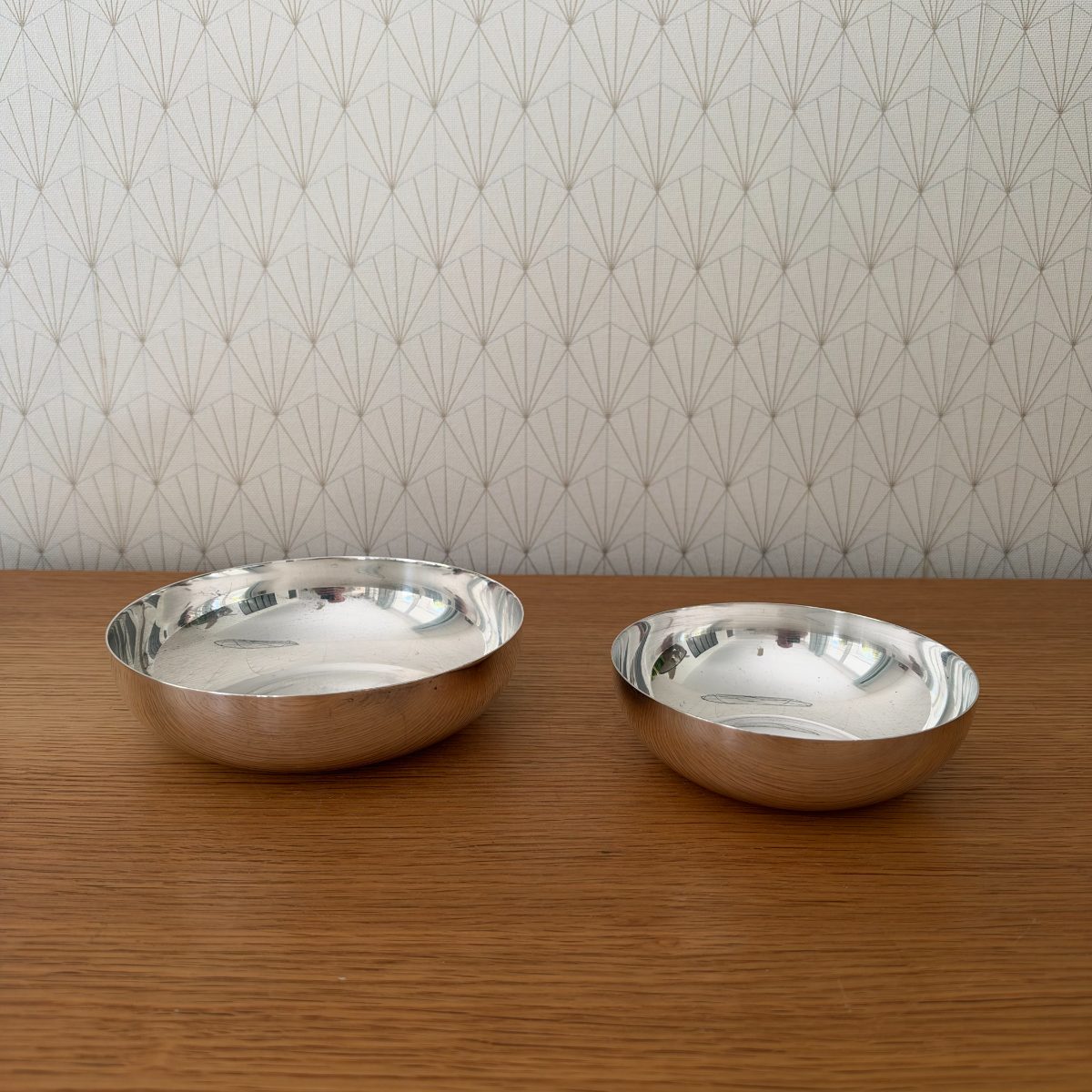 Christofle Silver Plated Bowls Pair Vintage French Coupelles 2210262 Fleamarketfrance