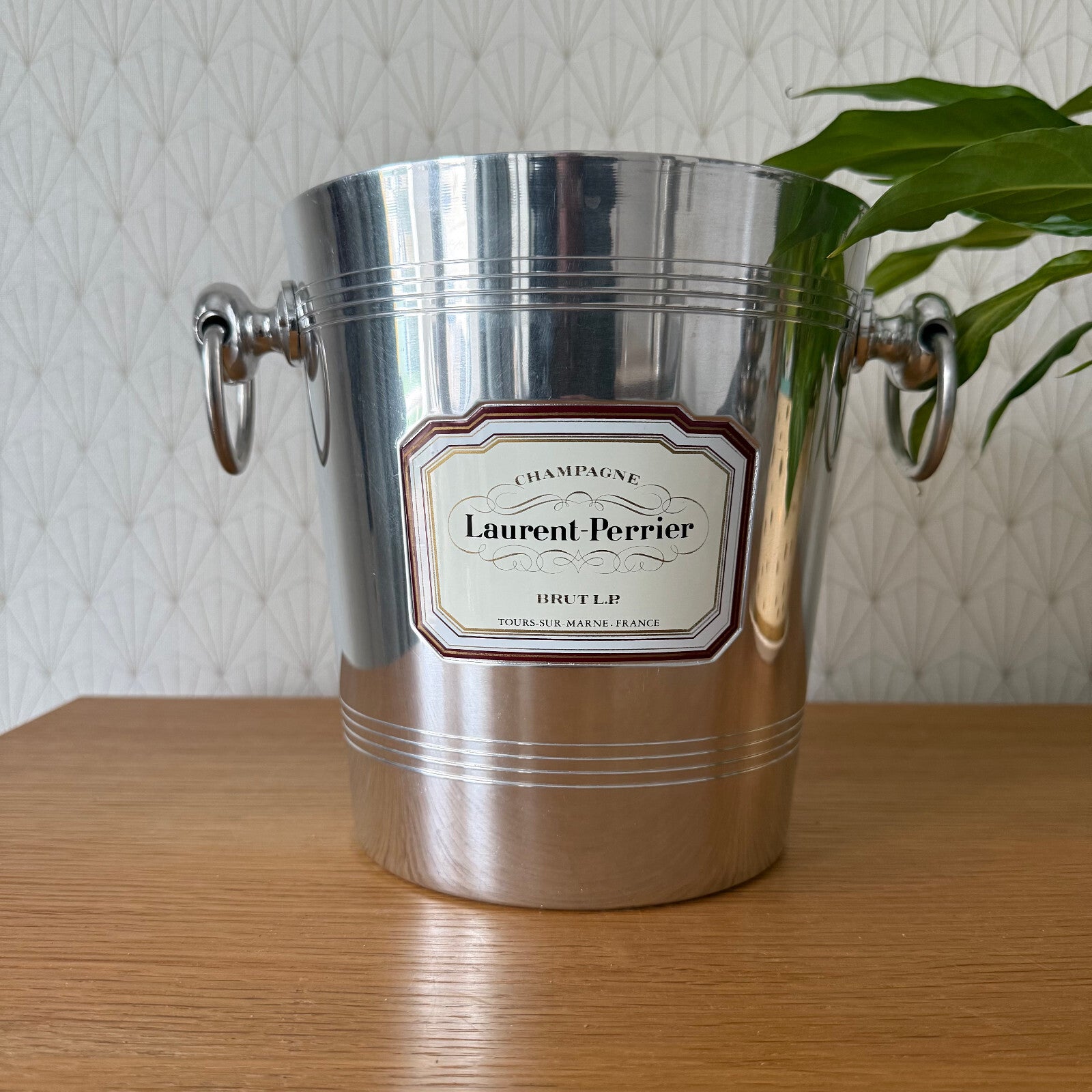 Laurent Perrier Champagne Ice Bucket Vintage French Silver Cooler 1804257 Fleamarketfrance