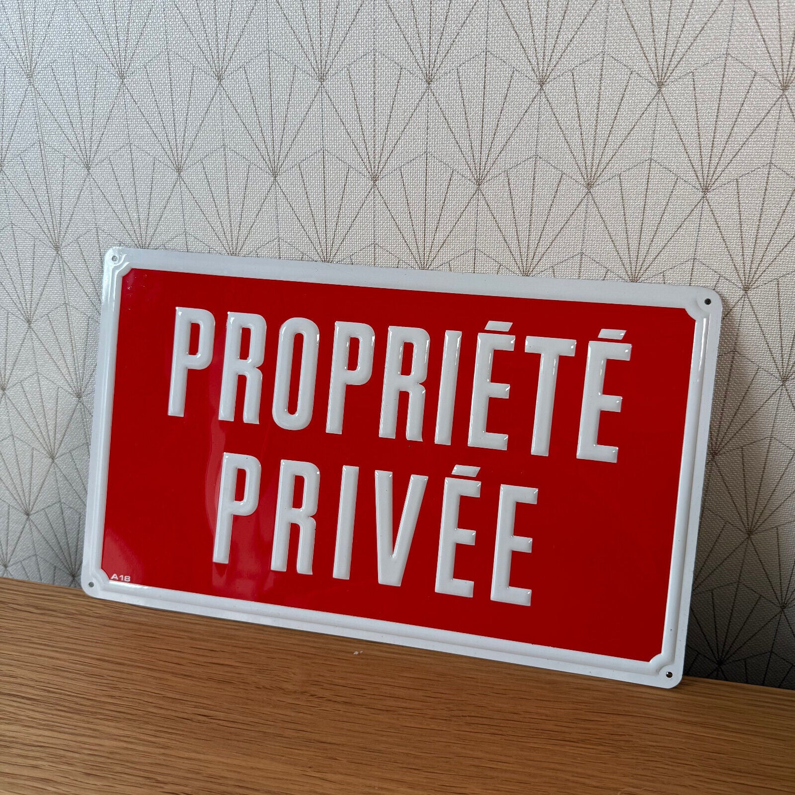 French Street Sign Plaque - PROPRIETE PRIVEE 2212244 - Fleamarketfrance