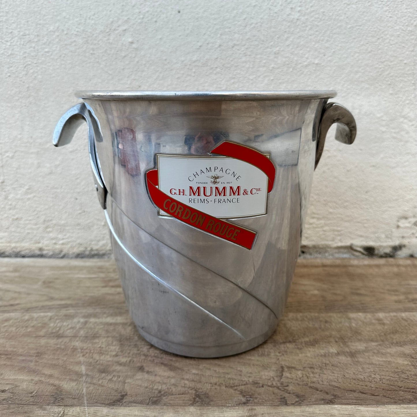 Vintage French Mumm Champagne Ice Bucket Cooler Cordon Rouge Reims 2006243 Fleamarketfrance