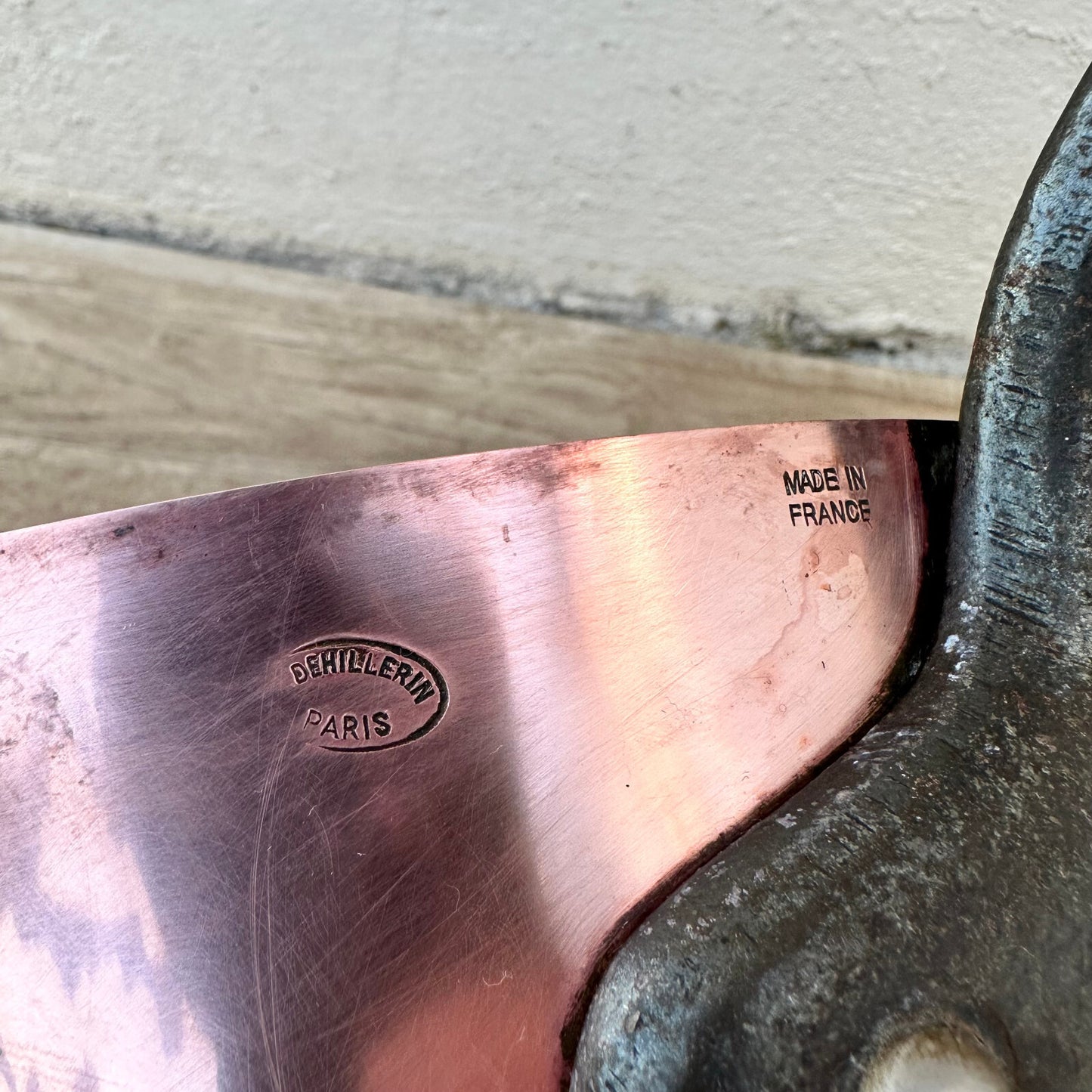 French Copper Saucepan Tin Lined Dehillerin Paris Vintage 20cm 20062411 Unbranded