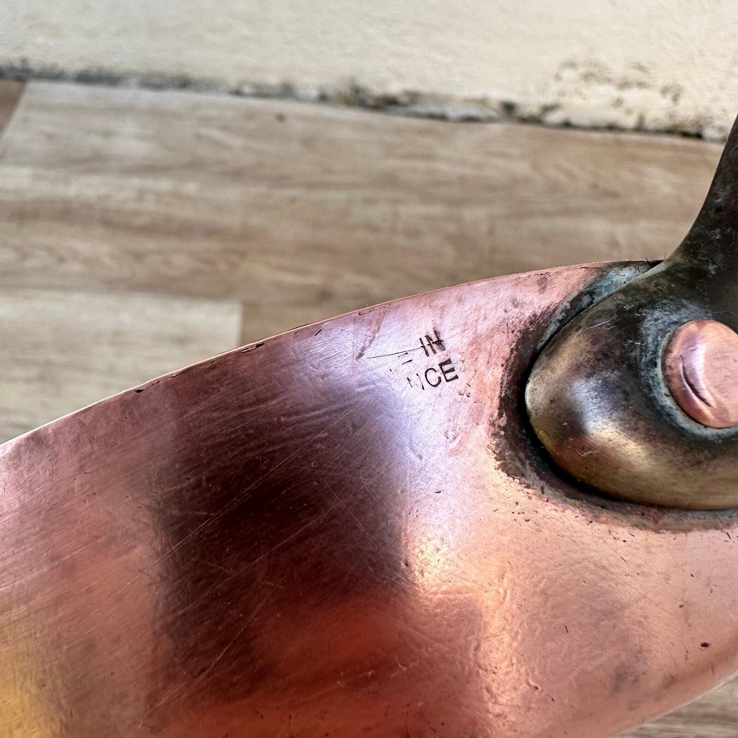 Vintage French Copper Fish Pan Oval Tin Lined Cookware France 0311235 Unbranded