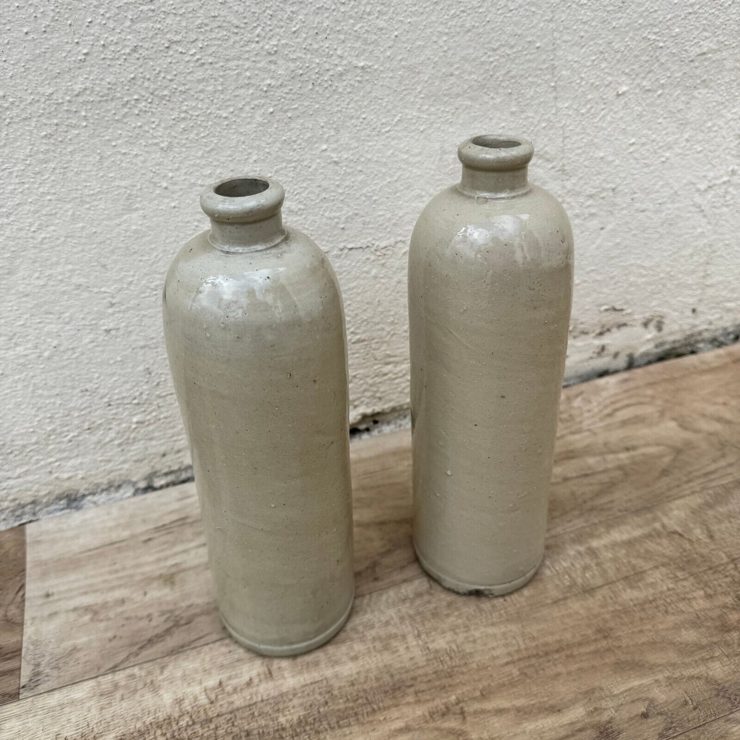 2 Vintage French Stoneware alcohol Wine Bottle water 2904249 - Fleamarketfrance