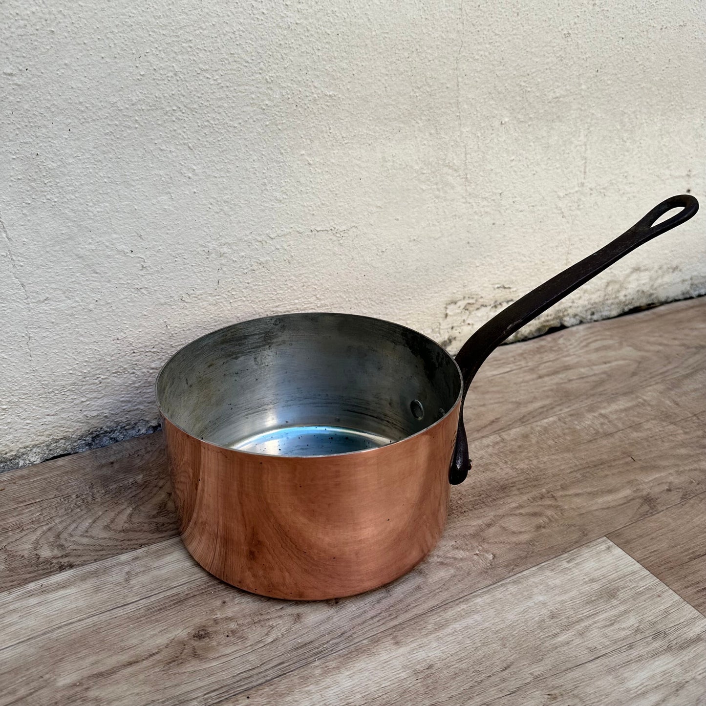 Vintage French Copper Saucepan Matillon Tin Lined Cookware 0211235 Unbranded