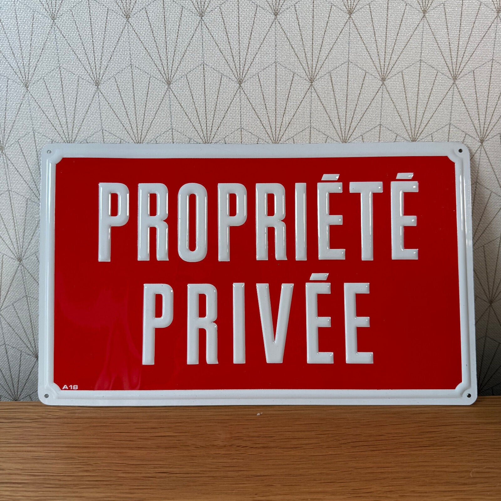 French Street Sign Plaque - PROPRIETE PRIVEE 2212244 - Fleamarketfrance