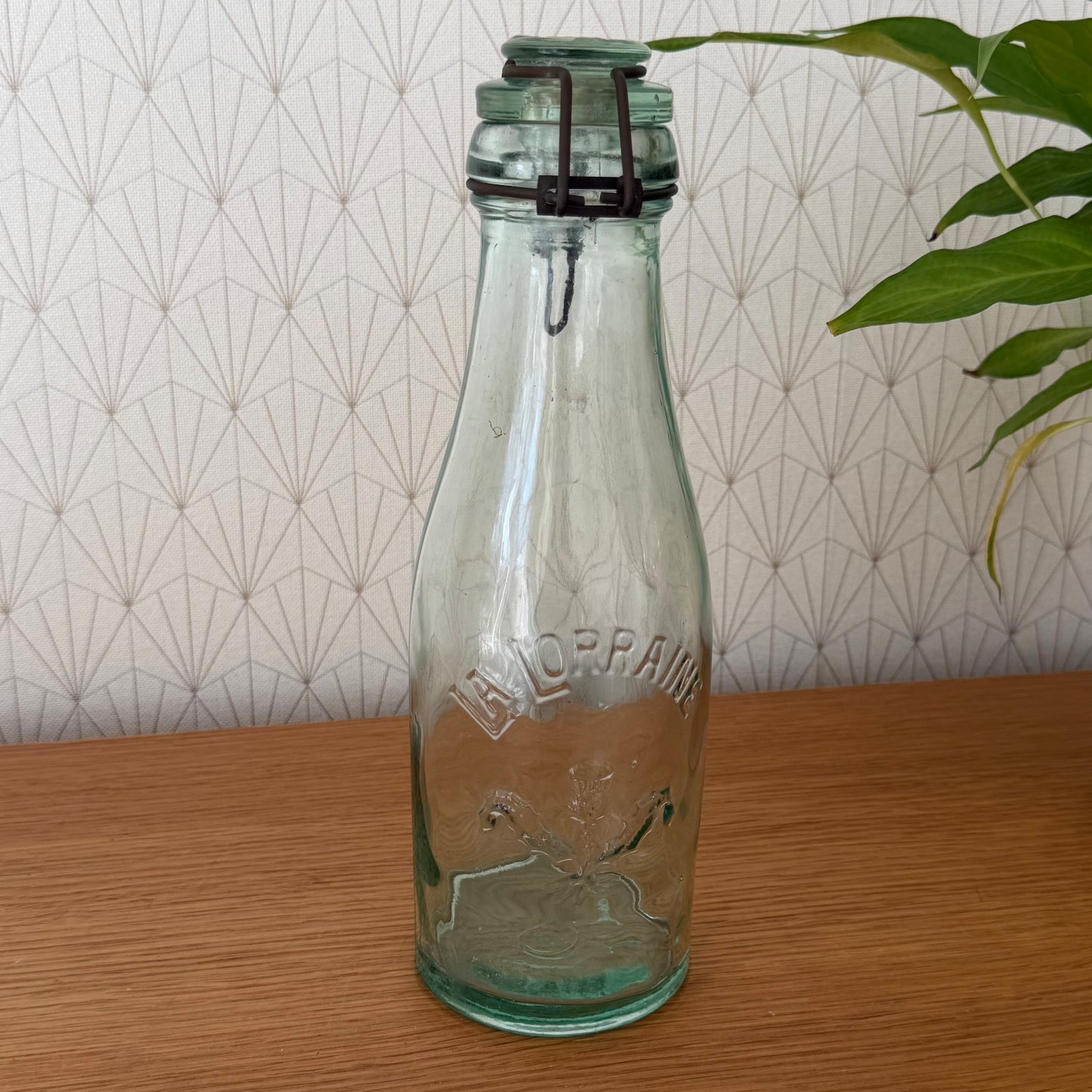 French Vintage Preserve Jar La Lorraine Glass Stopper Canning 1305266 Fleamarketfrance