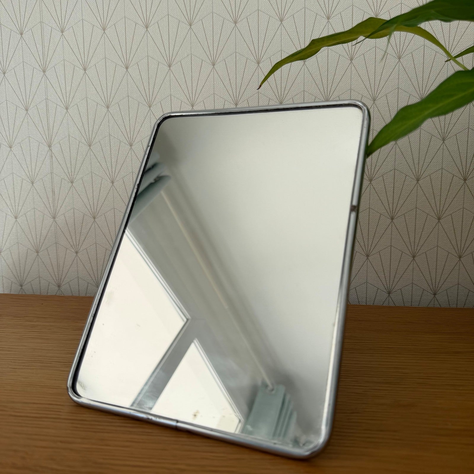 French Chrome Standing Vanity Mirror Vintage 1950s Bathroom 2203265 Fleamarketfrance