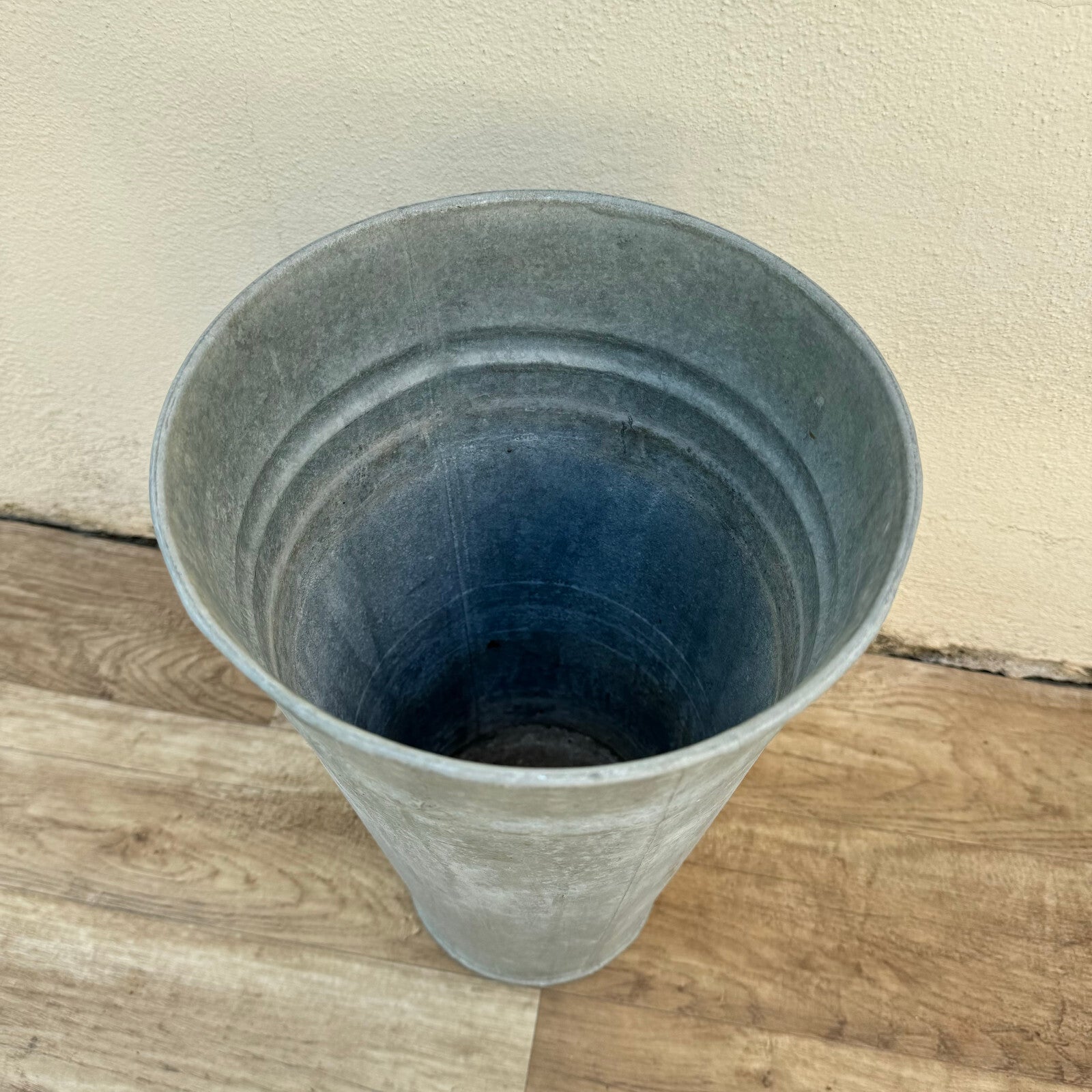 French Galvanized Vase Vintage Zinc Florist Flower Pitcher Water 13082511 Unbranded
