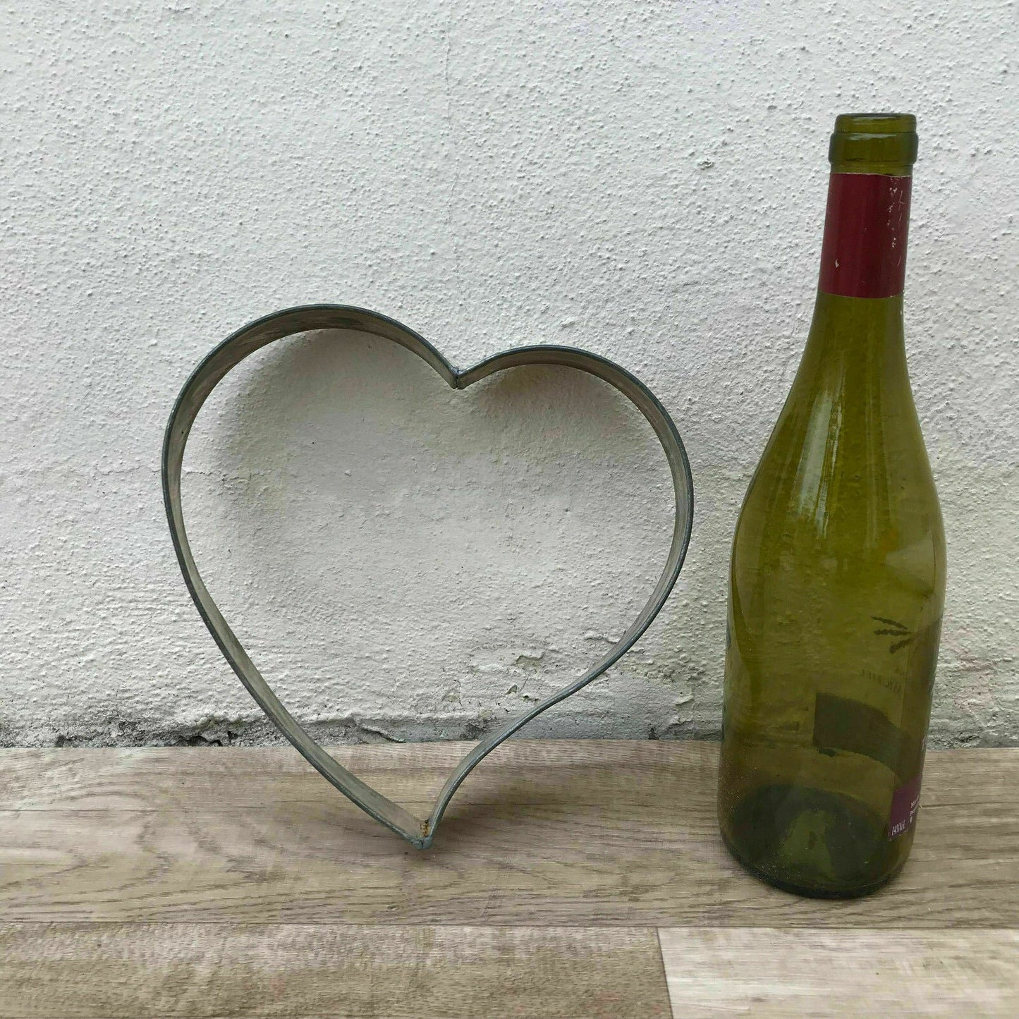 French Heart Cake Tin Vintage Baking Mold 22cm Large Tin 13022613 Unbranded