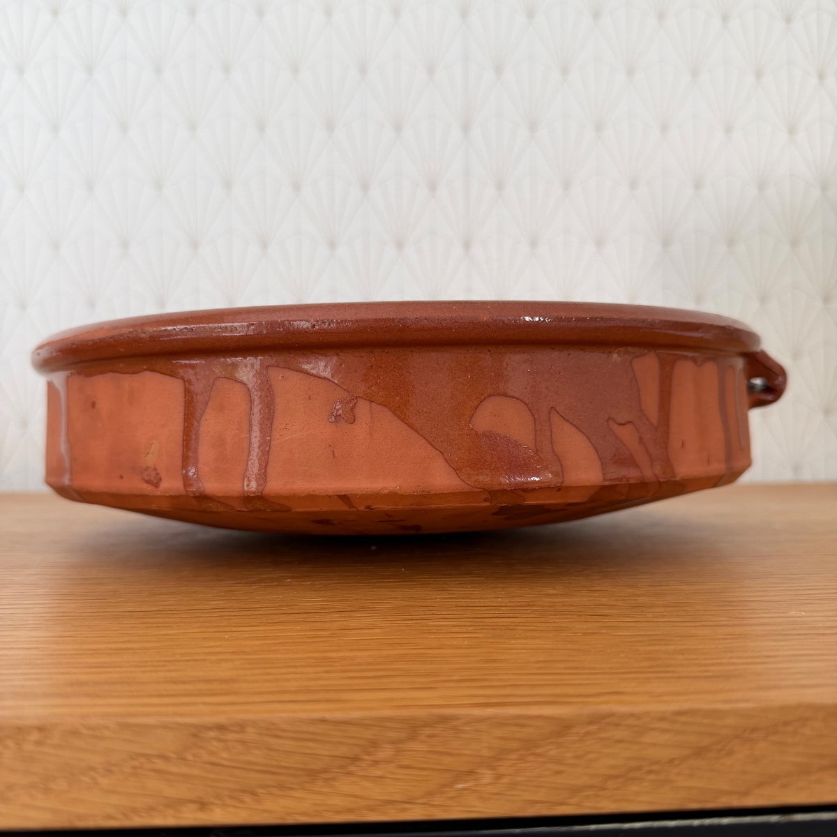 French Terracotta Tian Bowl Provence Vintage Pottery 04092623