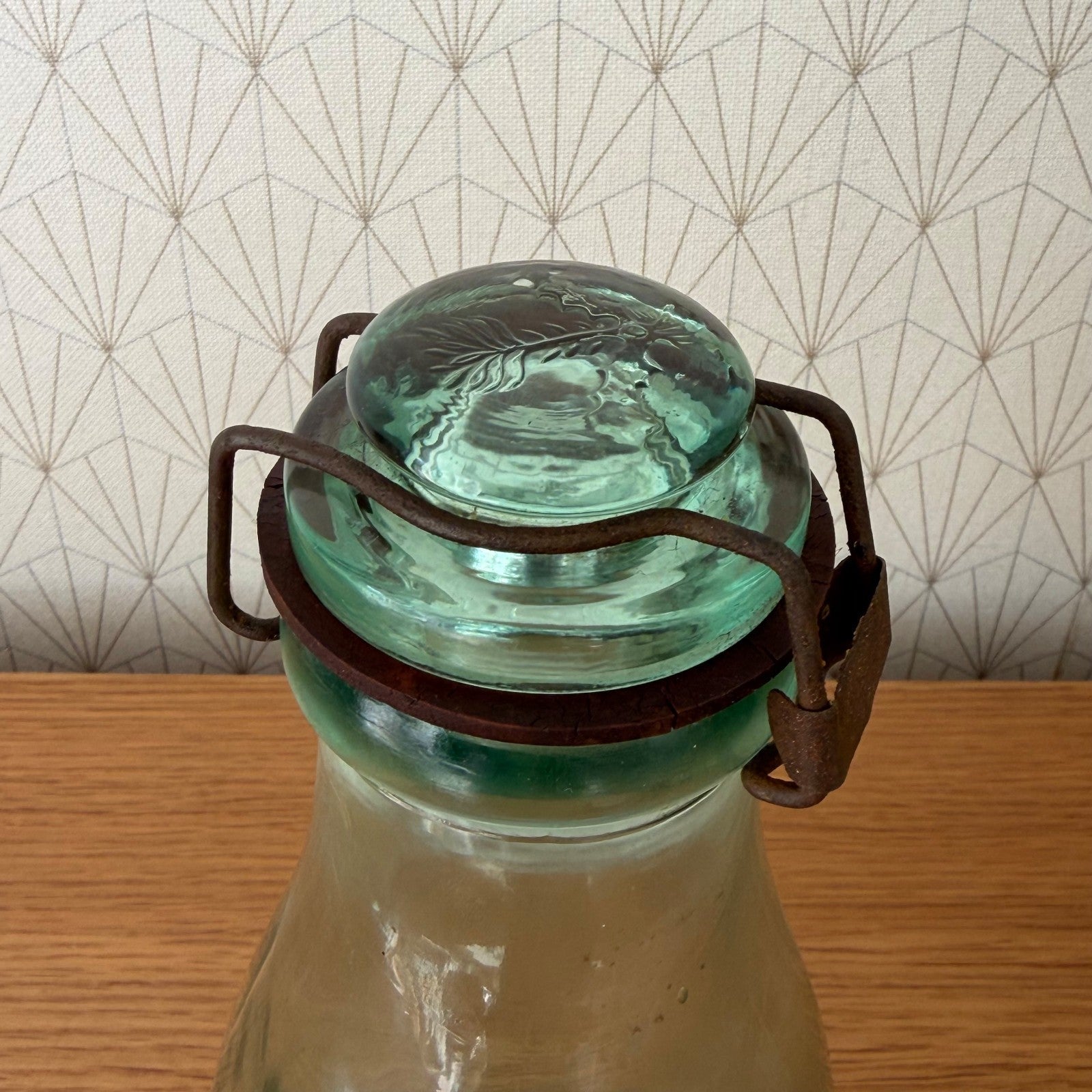 French Preserve Jar La Lorraine Vintage Glass Swing Top Stopper 13052610 Fleamarketfrance