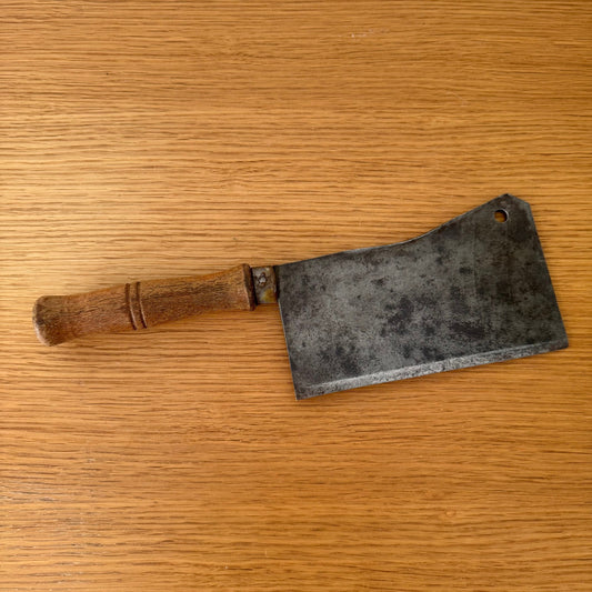 Large french vintage butcher kitchen butcher knife chopper 12 3/4" 3008259