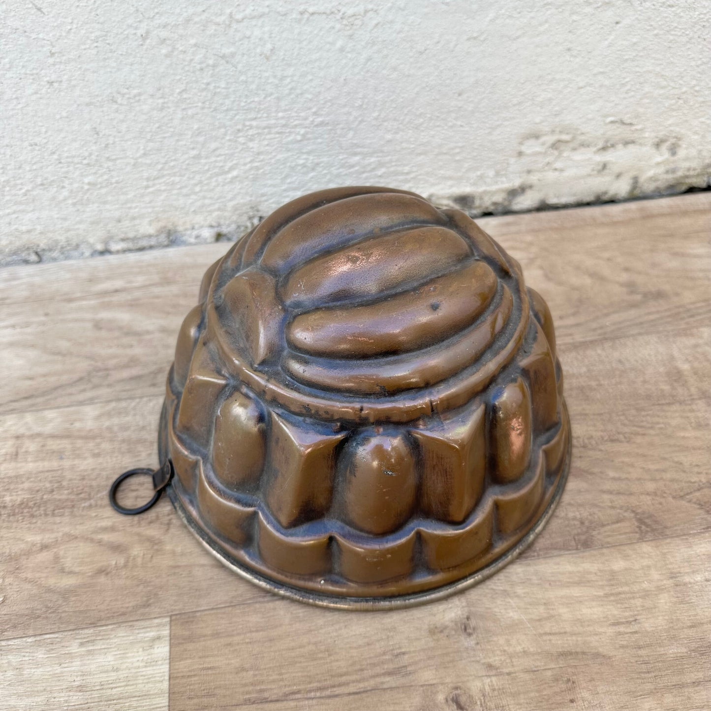 Antique French Copper Cake Mold Tin Lined Bundt Jelly Form 27112323 Fleamarketfrance