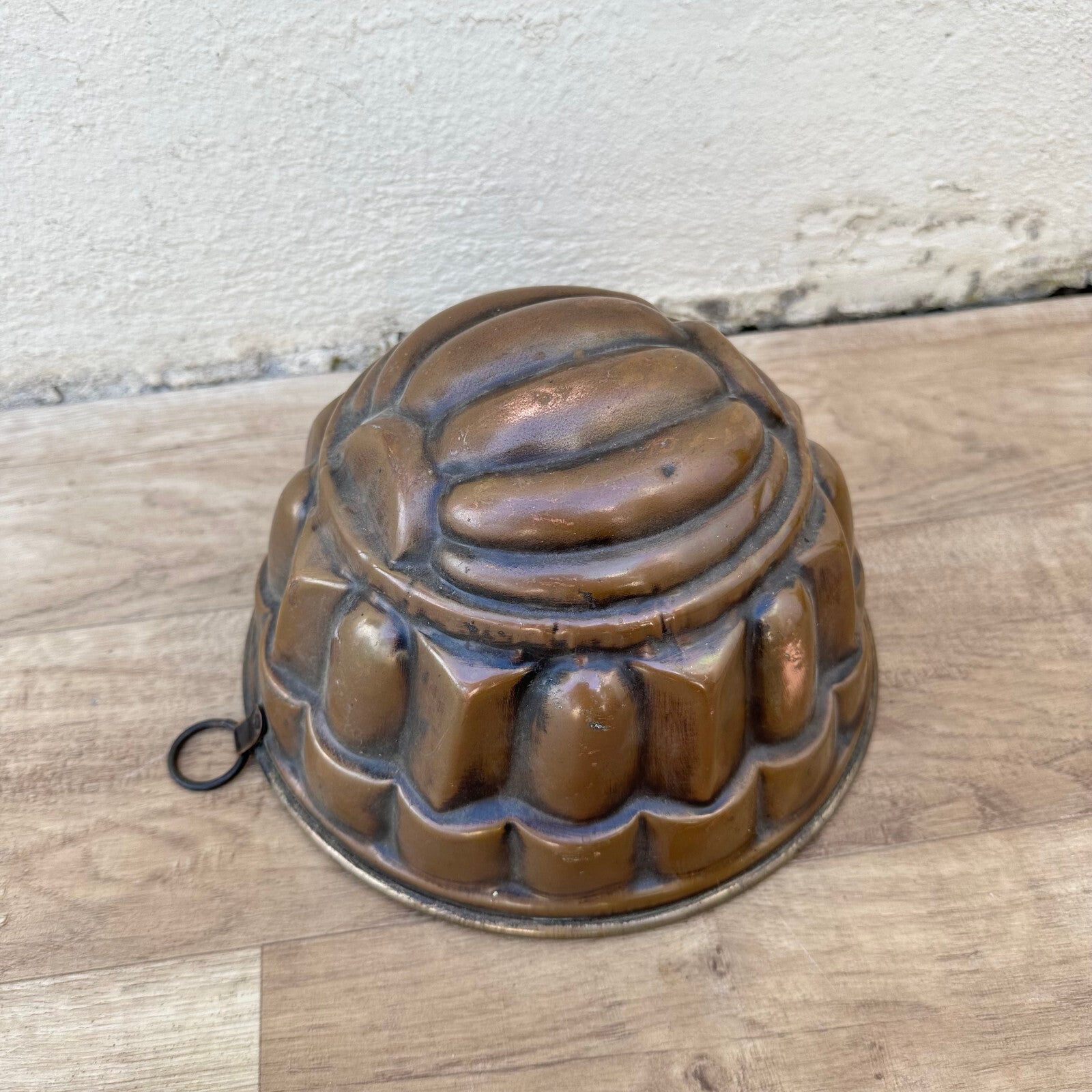 Antique French Copper Cake Mold Tin Lined Bundt Jelly Form 27112323 Fleamarketfrance