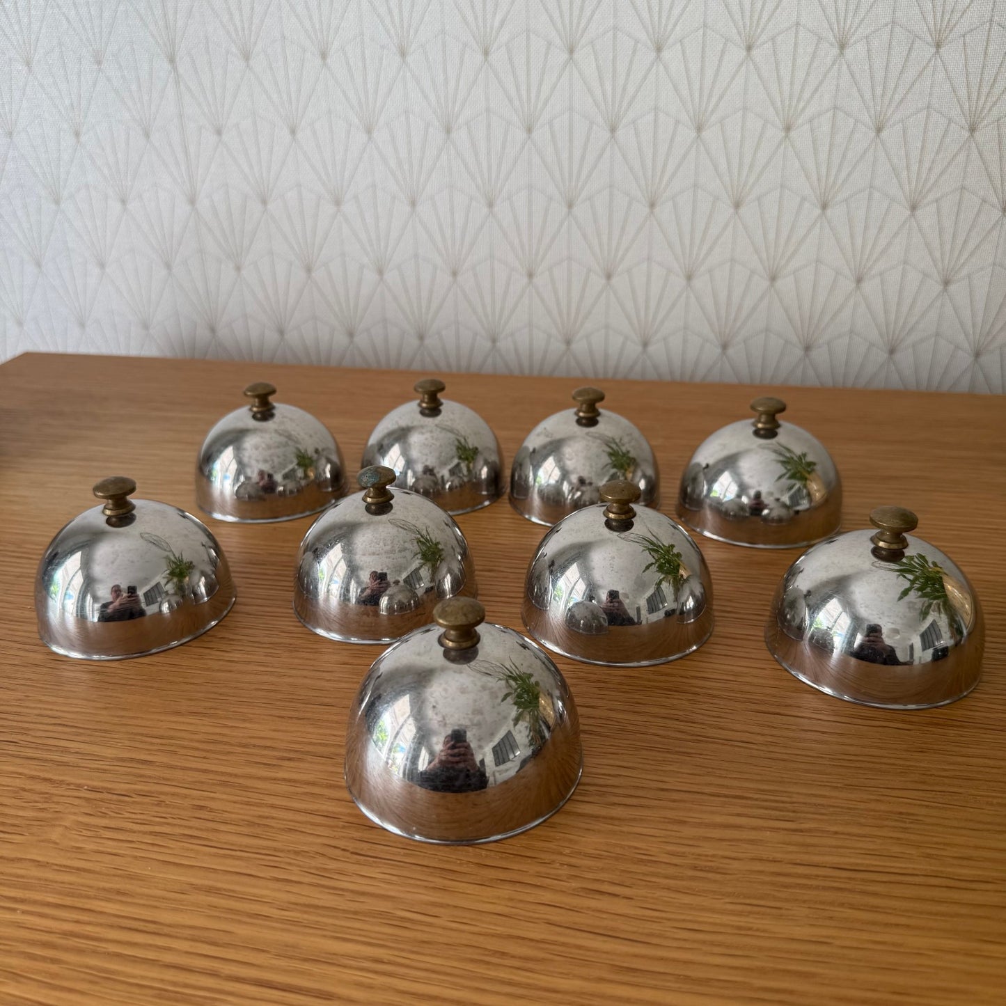 Vintage French Small Inox Bell Cloche Dome Butter Cheese 30072513