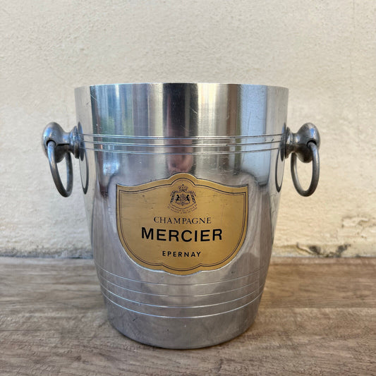 Vintage French Champagne Ice Bucket Cooler Made France MERCIER 0312222 - Fleamarketfrance