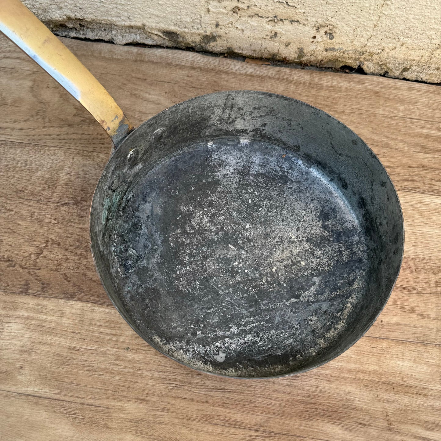 French Copper Saute Pan Gaillard Paris Vintage Professional Cookware 0408247 Unbranded