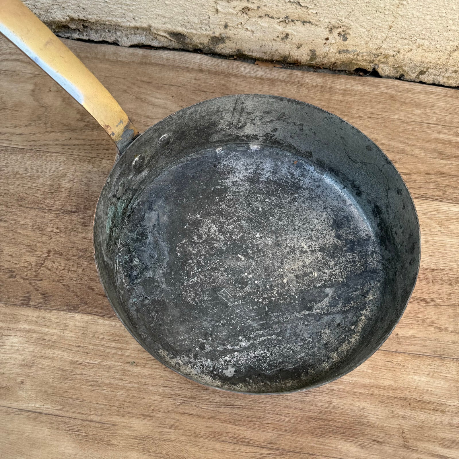 French Copper Saute Pan Gaillard Paris Vintage Professional Cookware 0408247 Unbranded