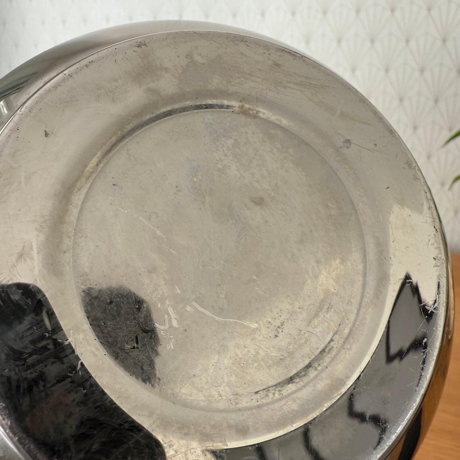 French Silver Plated Ice Bucket Lion Head Handles Champagne Cooler 0904259 Fleamarketfrance