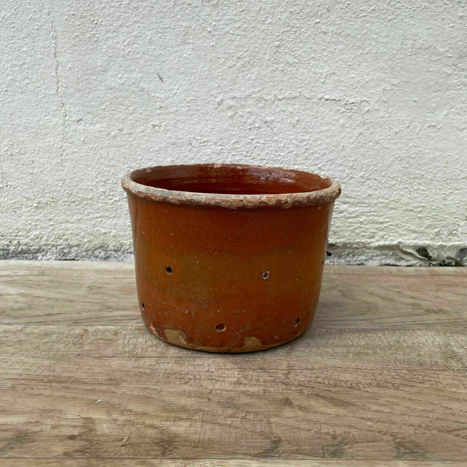 French Cheese Mold Faisselle Terracotta Pottery Strainer Vintage 05112116 Unknown