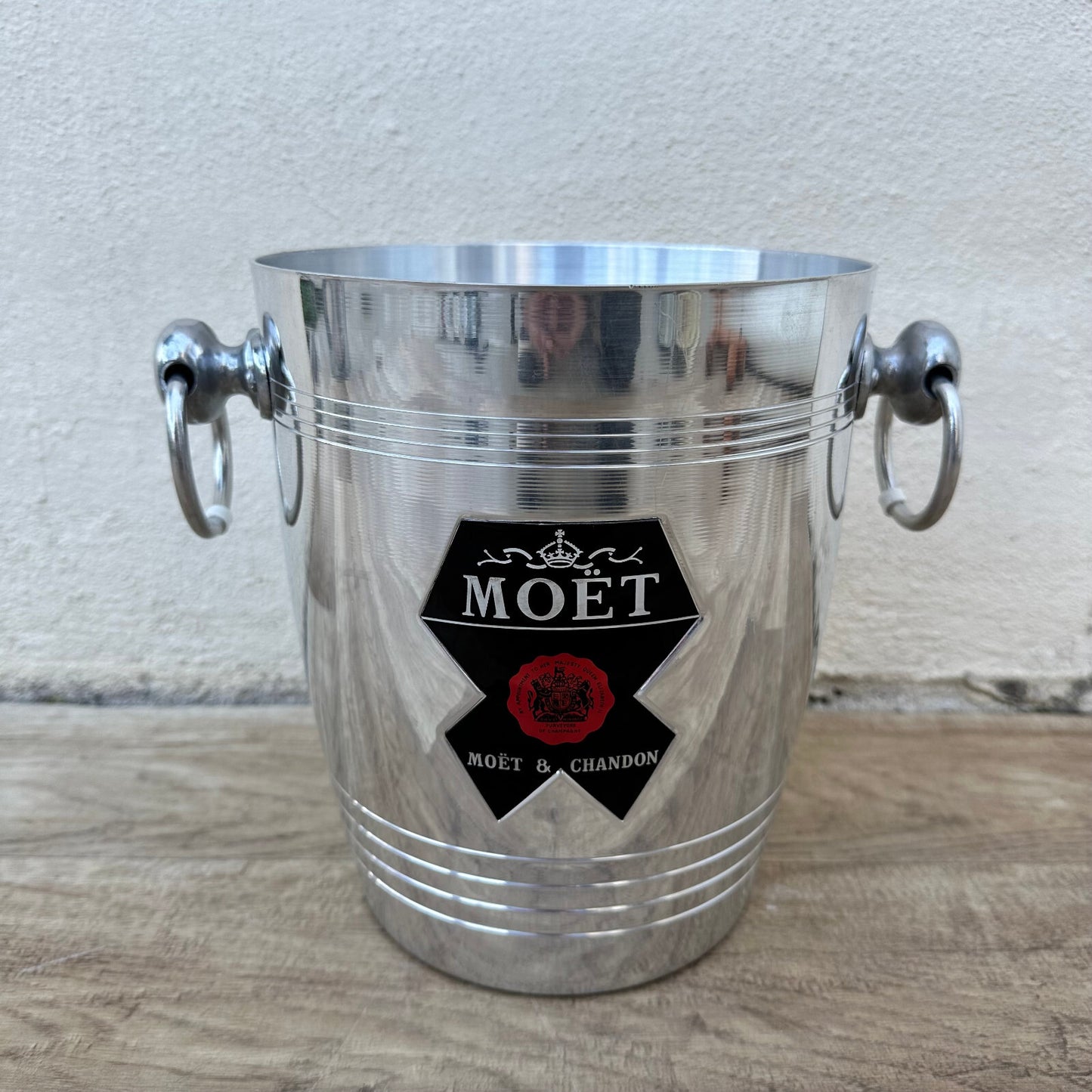 Vintage Moet Champagne Ice Bucket French Wine Cooler Bar Decor 12062311 Moët & Chandon