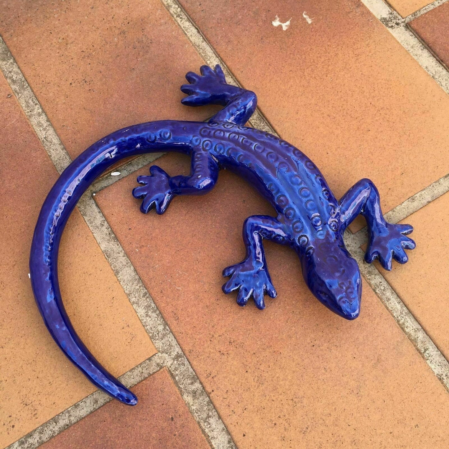 French Ceramic Salamander Wall Decor Moustiers Provence Handpainted 4 Moustiers