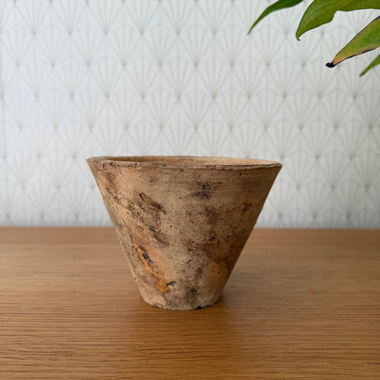 Antique French Resin Pot Tree Sap Collecting Vessel Rustic Pottery 0211253 Unbranded