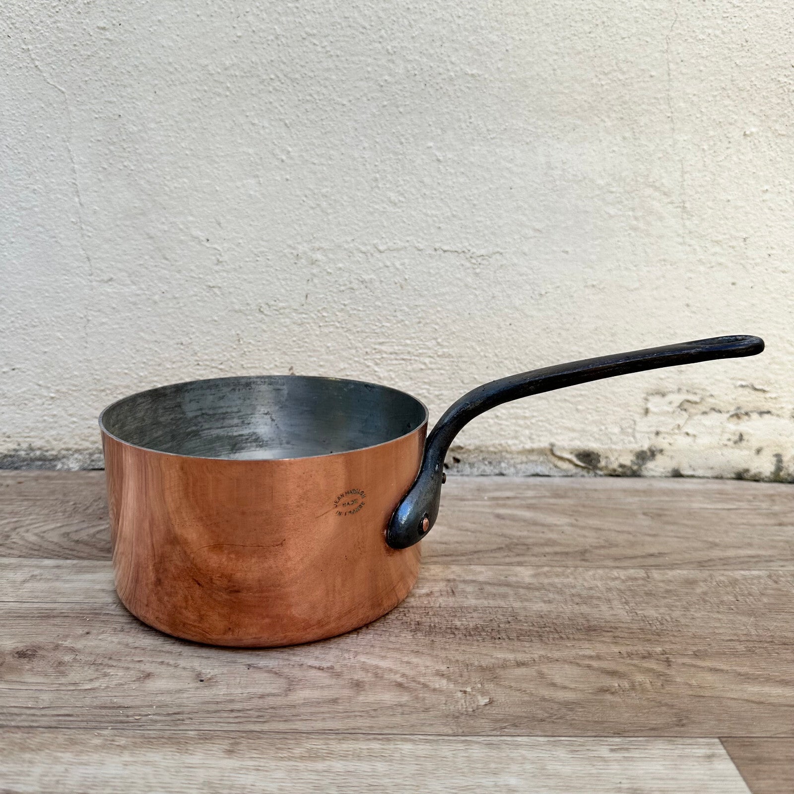 French Copper Saucepan Matillon Tinned Interior Vintage Cookware 0211233 Unbranded