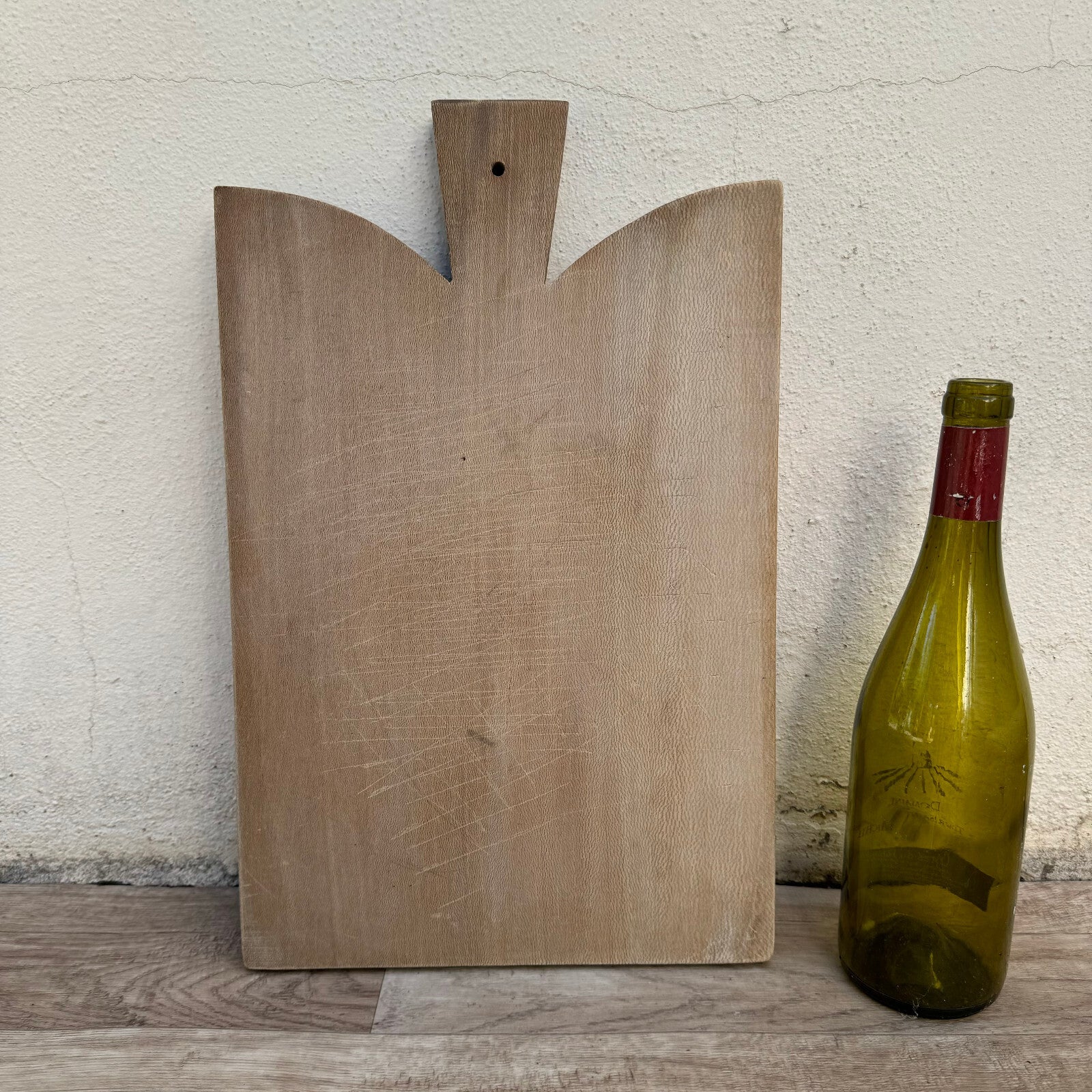 French Vintage Wood Cutting Board Rustic Kitchen Bread Chopping 0309247 Unbranded