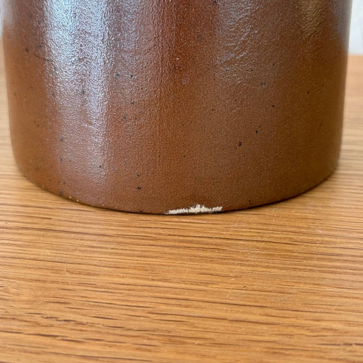 French VINTAGE STONEWARE brown pitcher 2608254