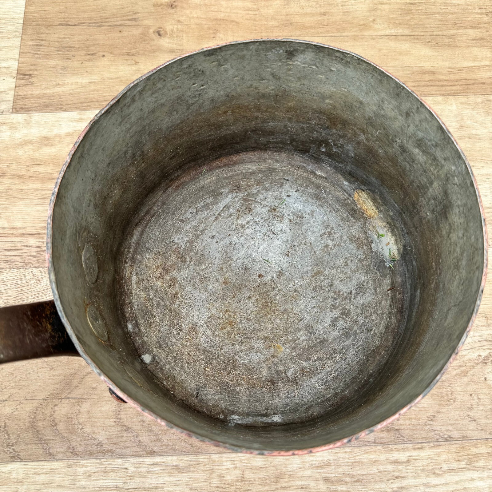 Vintage French Copper Saucepan Dehillerin Paris Tin Lined 20cm 2mm 0805248 Unbranded