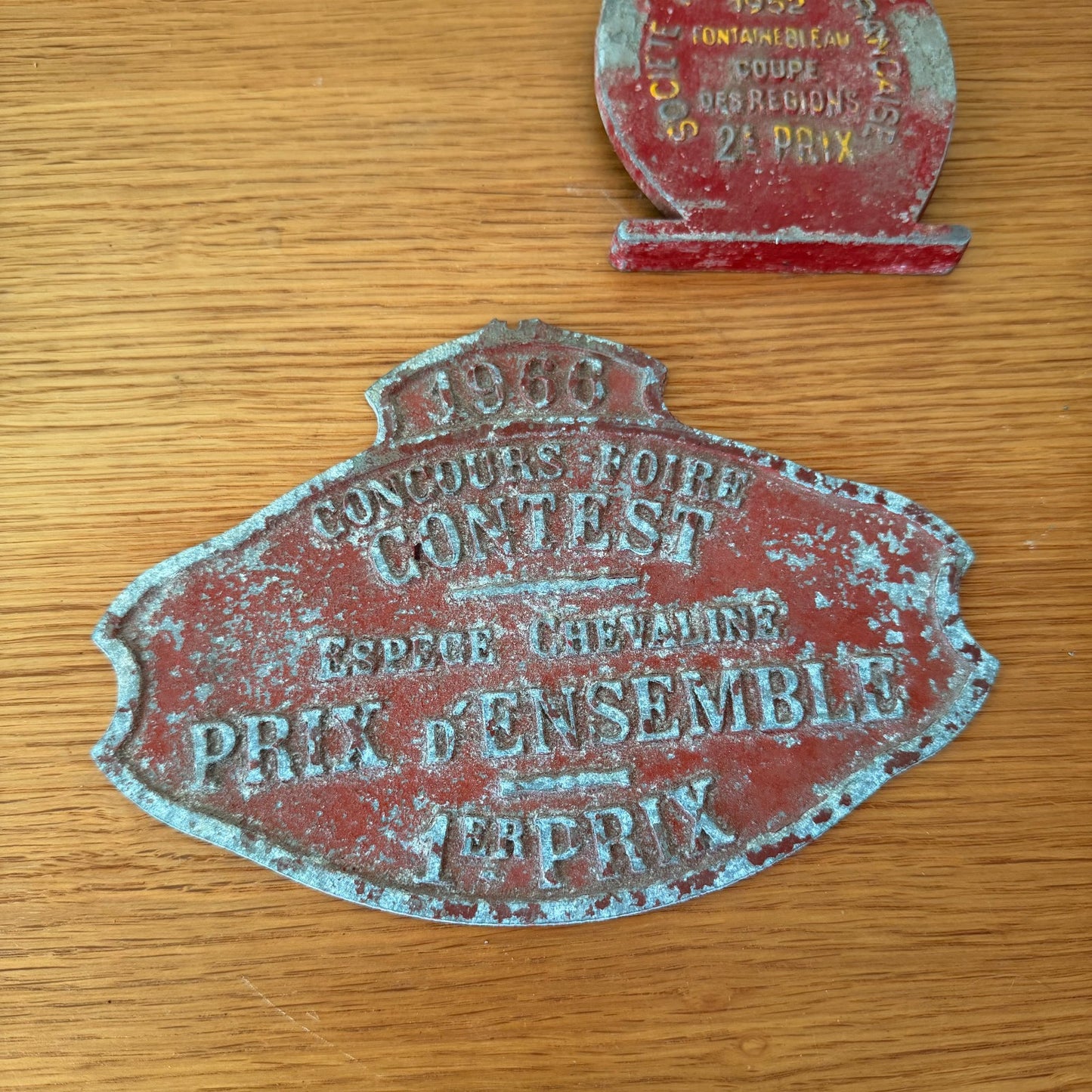 French Agricultural Plaques Vintage Trophy Awards Fontainebleau 08022612 Fleamarketfrance