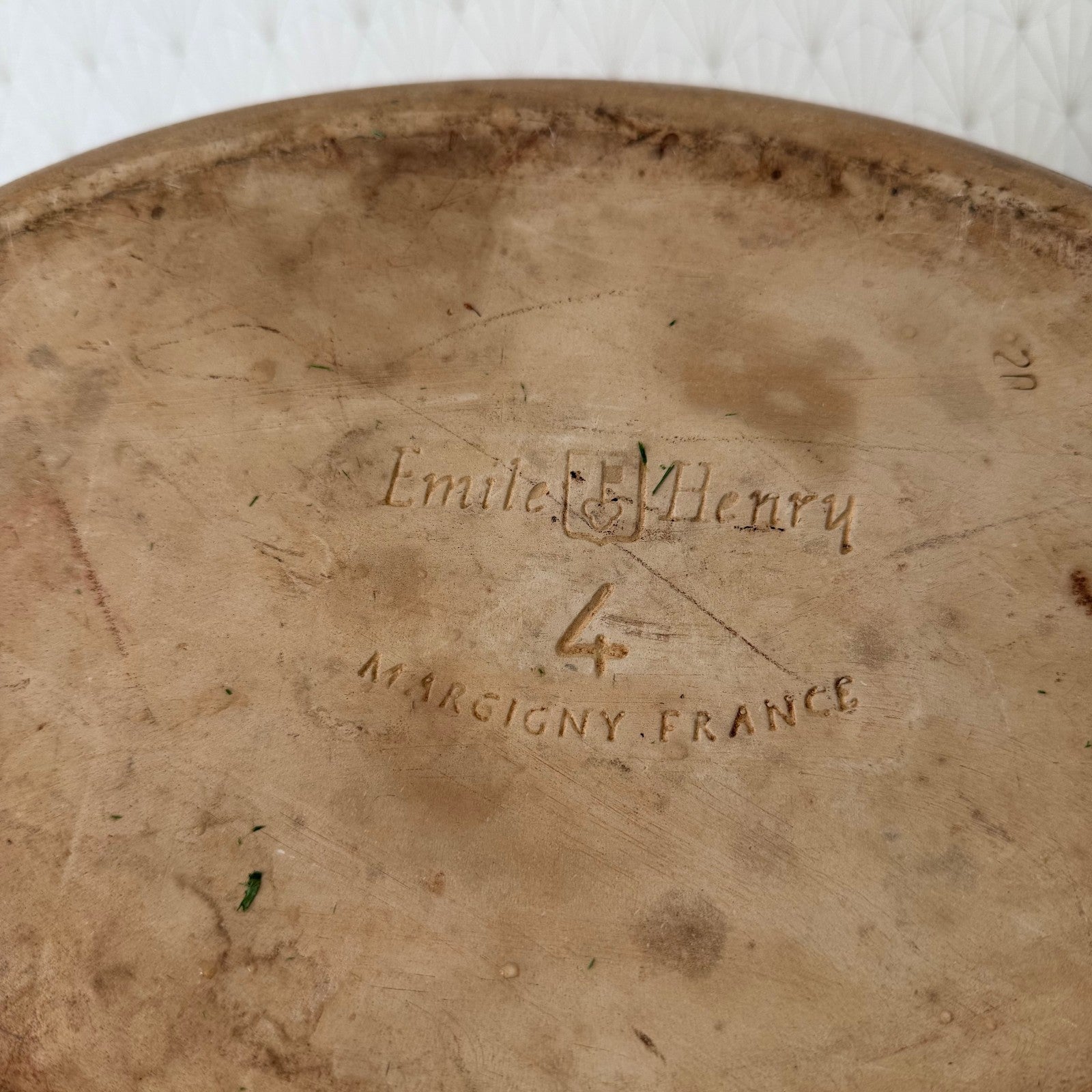 Vintage French Pottery Gratin Dish Oval Rustic Stoneware Terrine 25052612 Fleamarketfrance