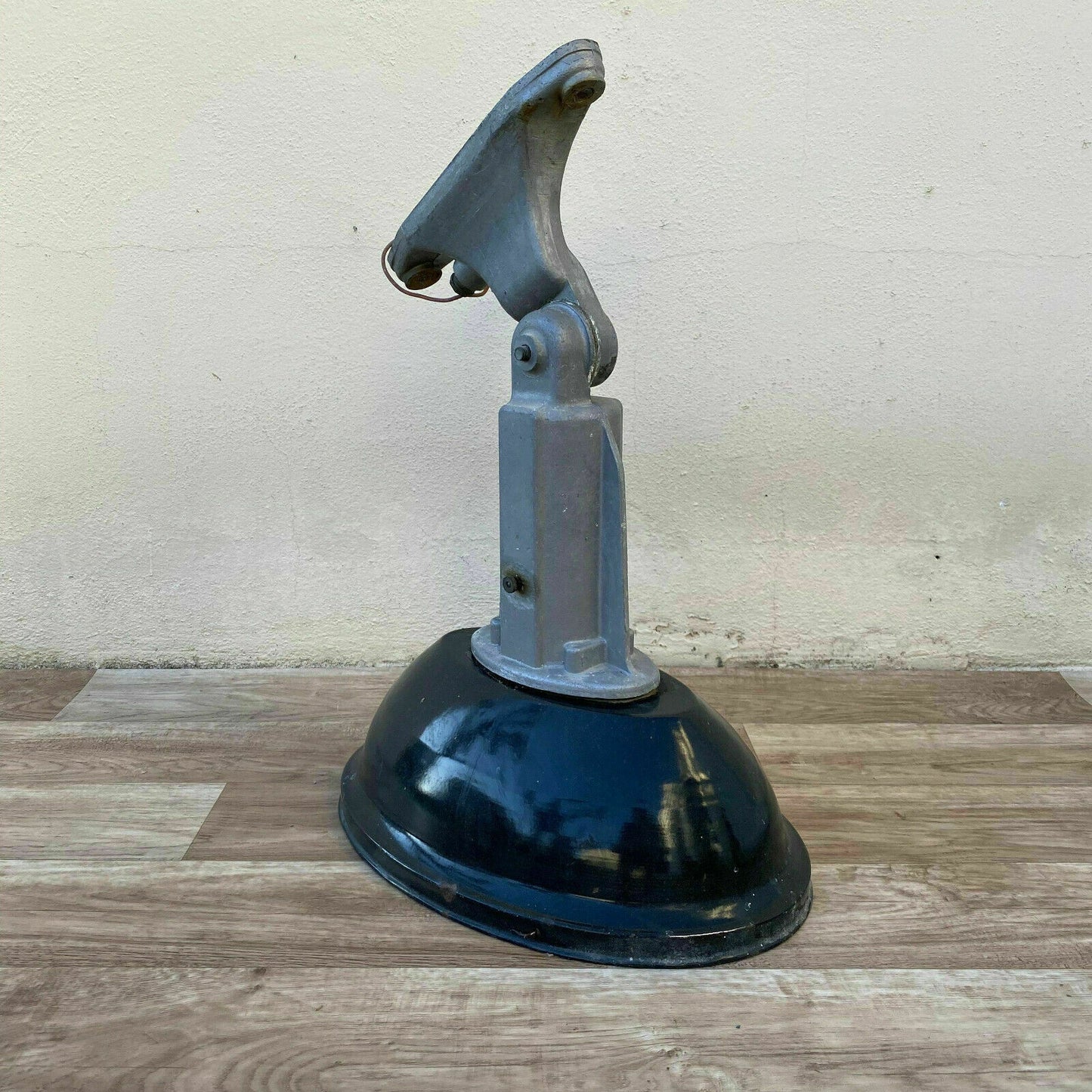 BIG French old Industrial Enamel Wall Light loft decoration 25114196 - Fleamarketfrance