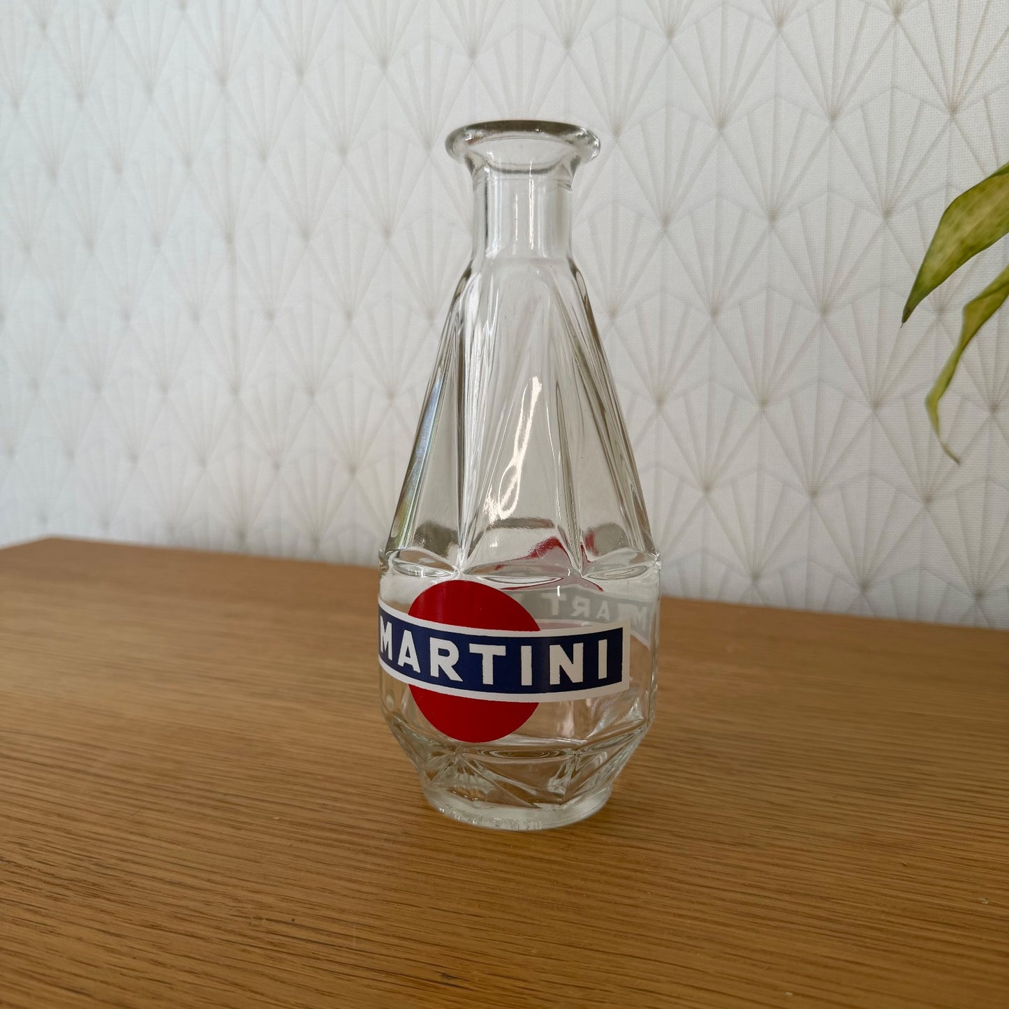 French Vintage Martini Glass Carafe Water Jug Decanter 33cl 1407262