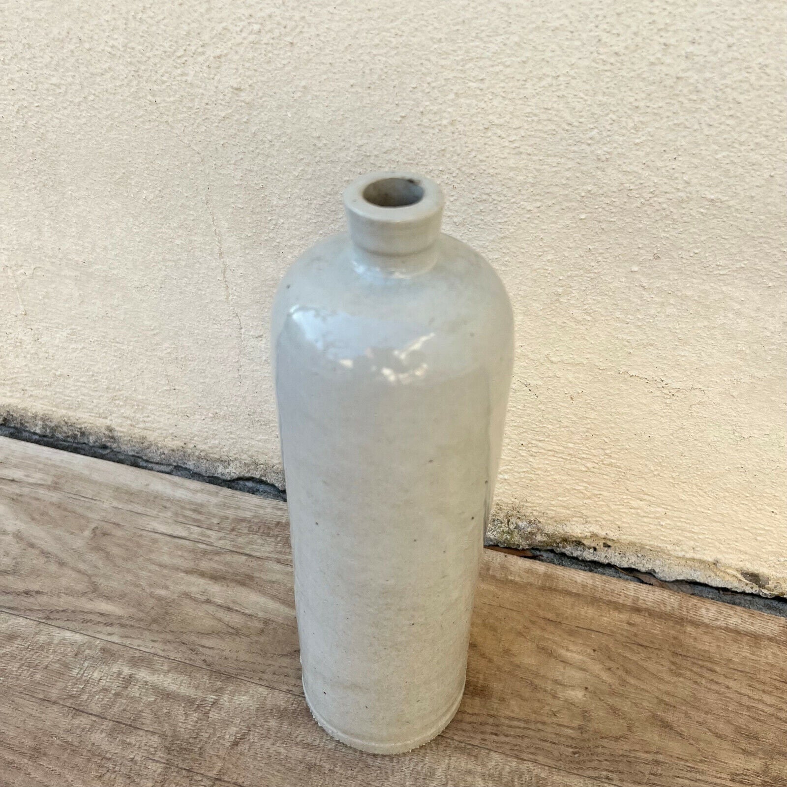 Vintage French Stoneware alcohol Wine Bottle water 11 1/4" tall 0403225 - Fleamarketfrance