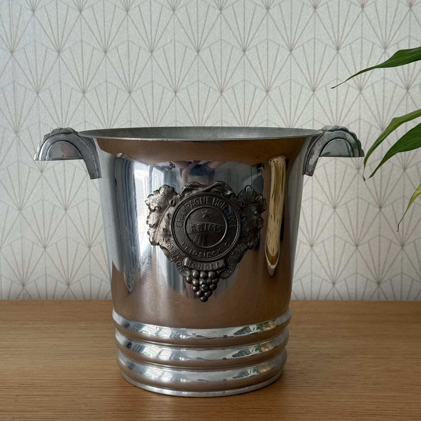 Vintage French Champagne Ice Bucket Cooler Made in France HEIDSIECK 2006252