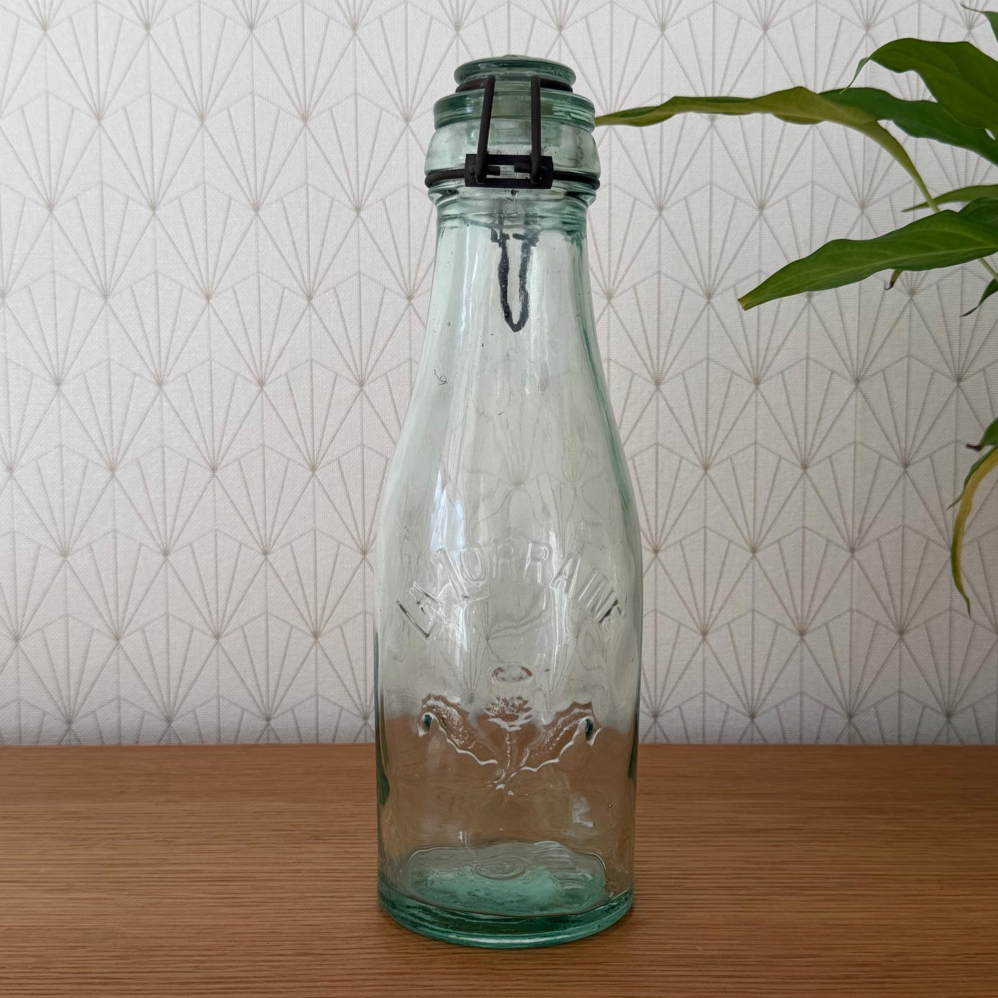French Vintage Preserve Jar La Lorraine Glass Stopper Canning 1305266 Fleamarketfrance