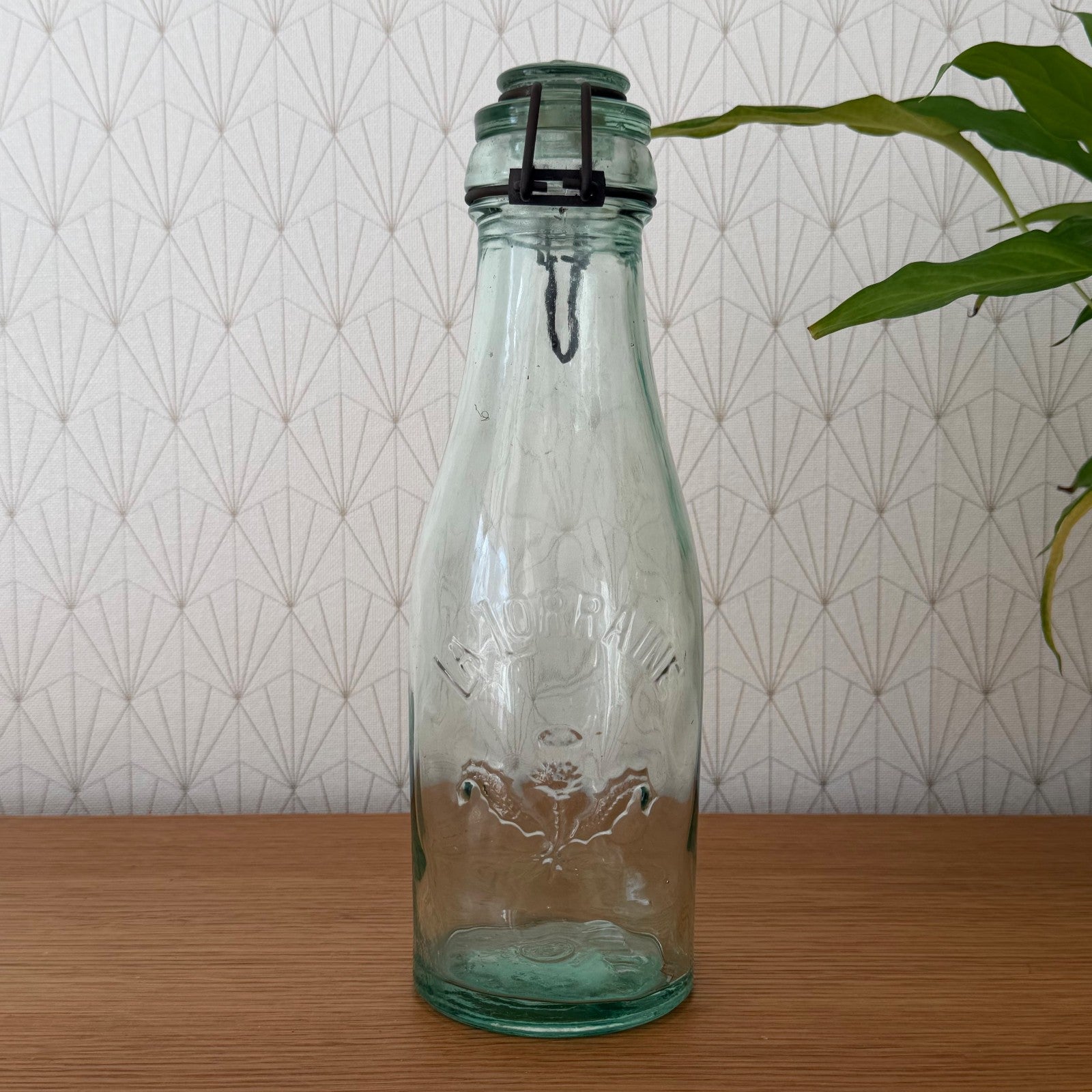 French Vintage Preserve Jar La Lorraine Glass Stopper Canning 1305266 Fleamarketfrance